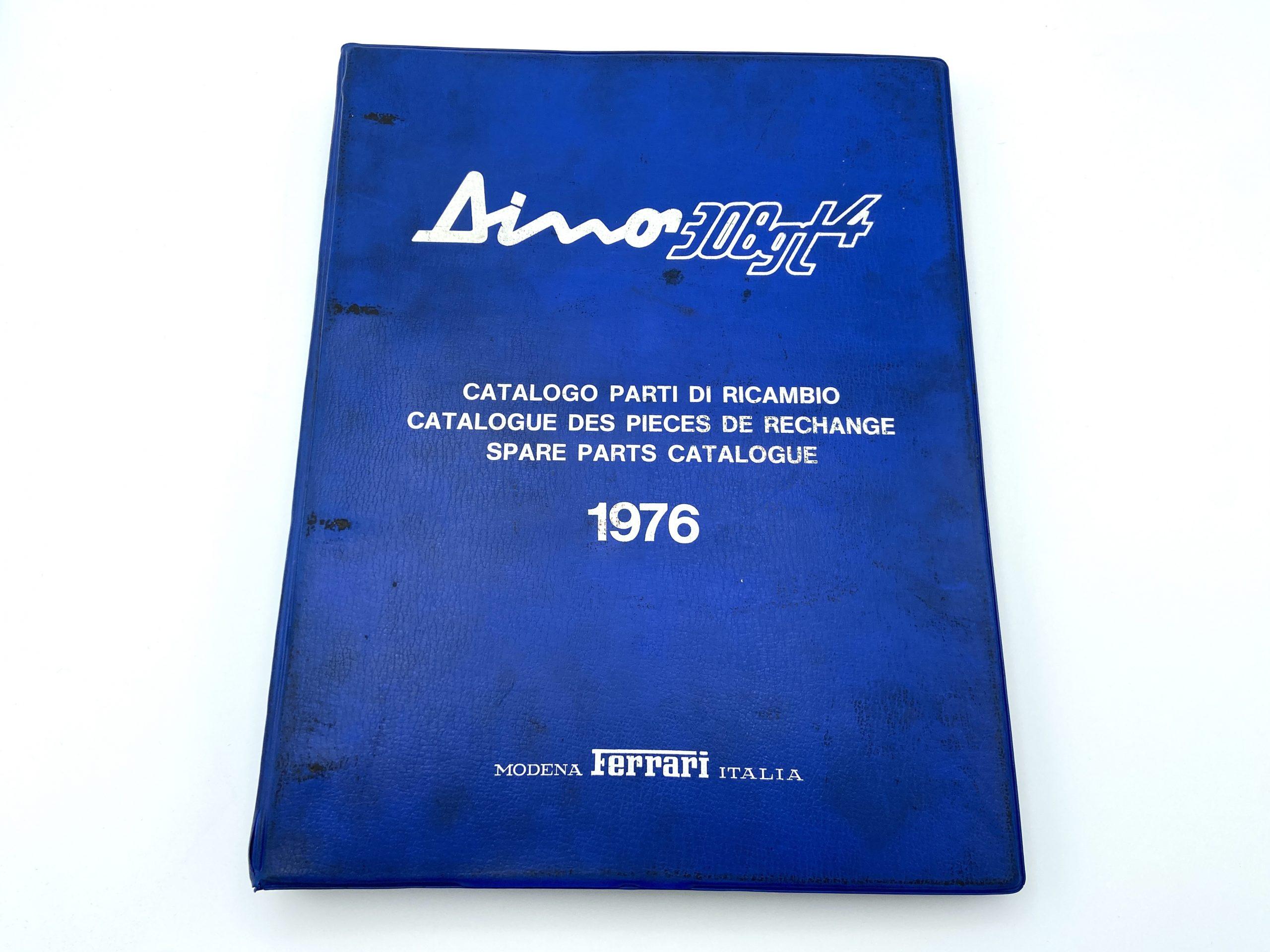 Ferrari Dino 308 GT4 Spare Parts Catalogue #123/76 – 1976