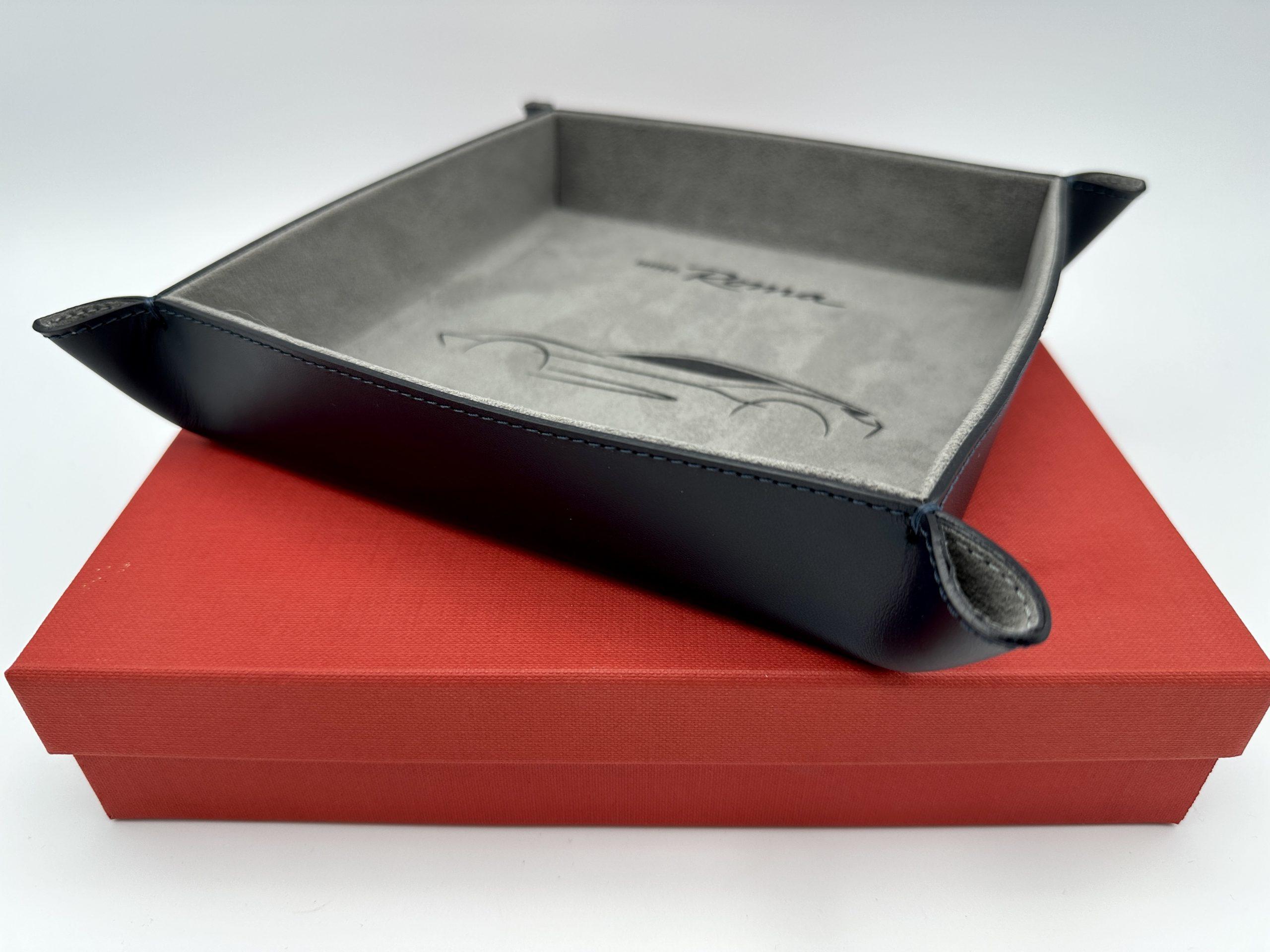 Ferrari Roma Leather & Alcantara Key/Coin Desk Tray – World Premiere 2019 - Exclusive