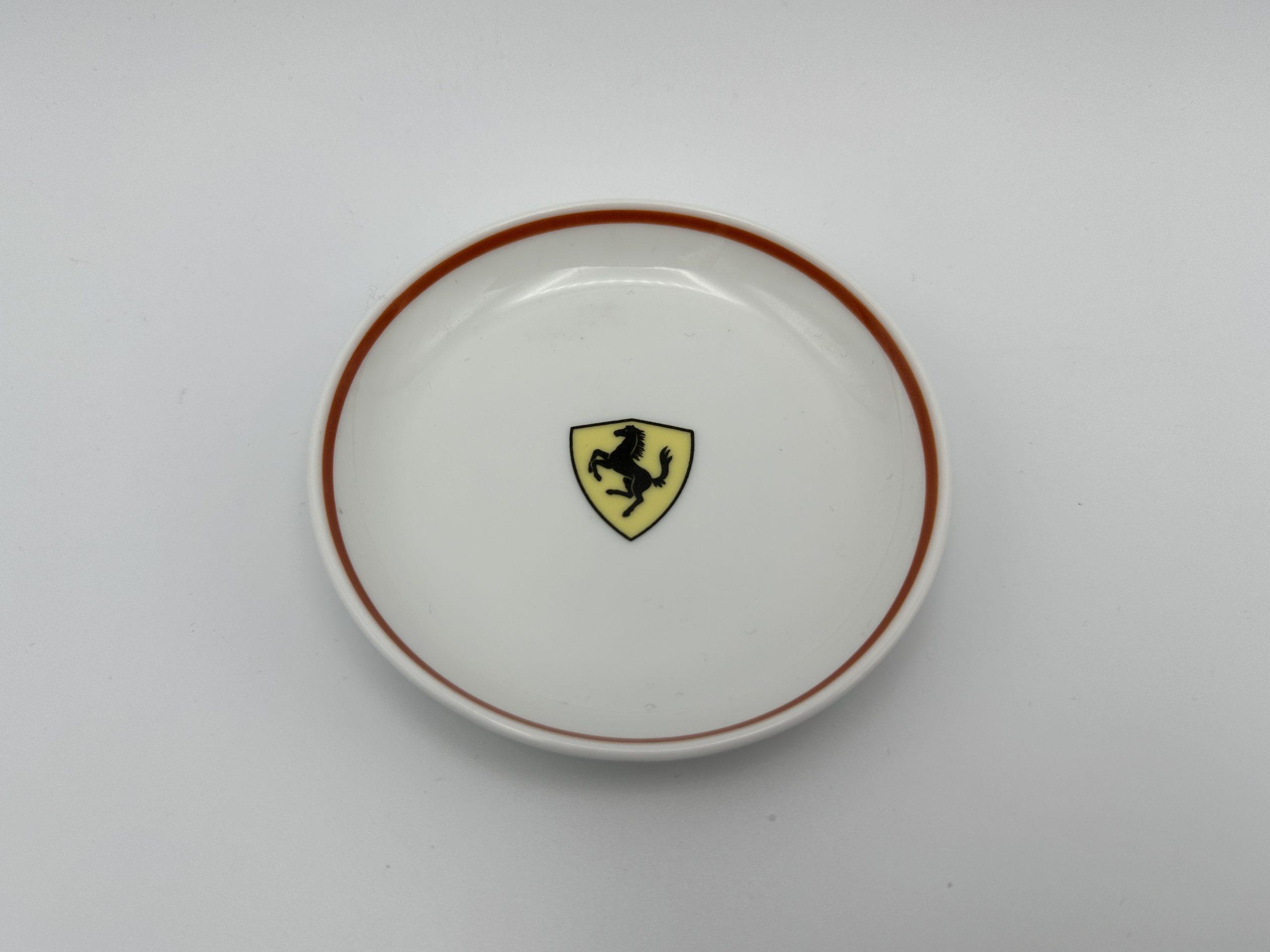 Ferrari Cavallino Restaurant Ceramic – Richard Ginori Italy – Saucer, Small Plate – Ristorante Cavallino Maranello