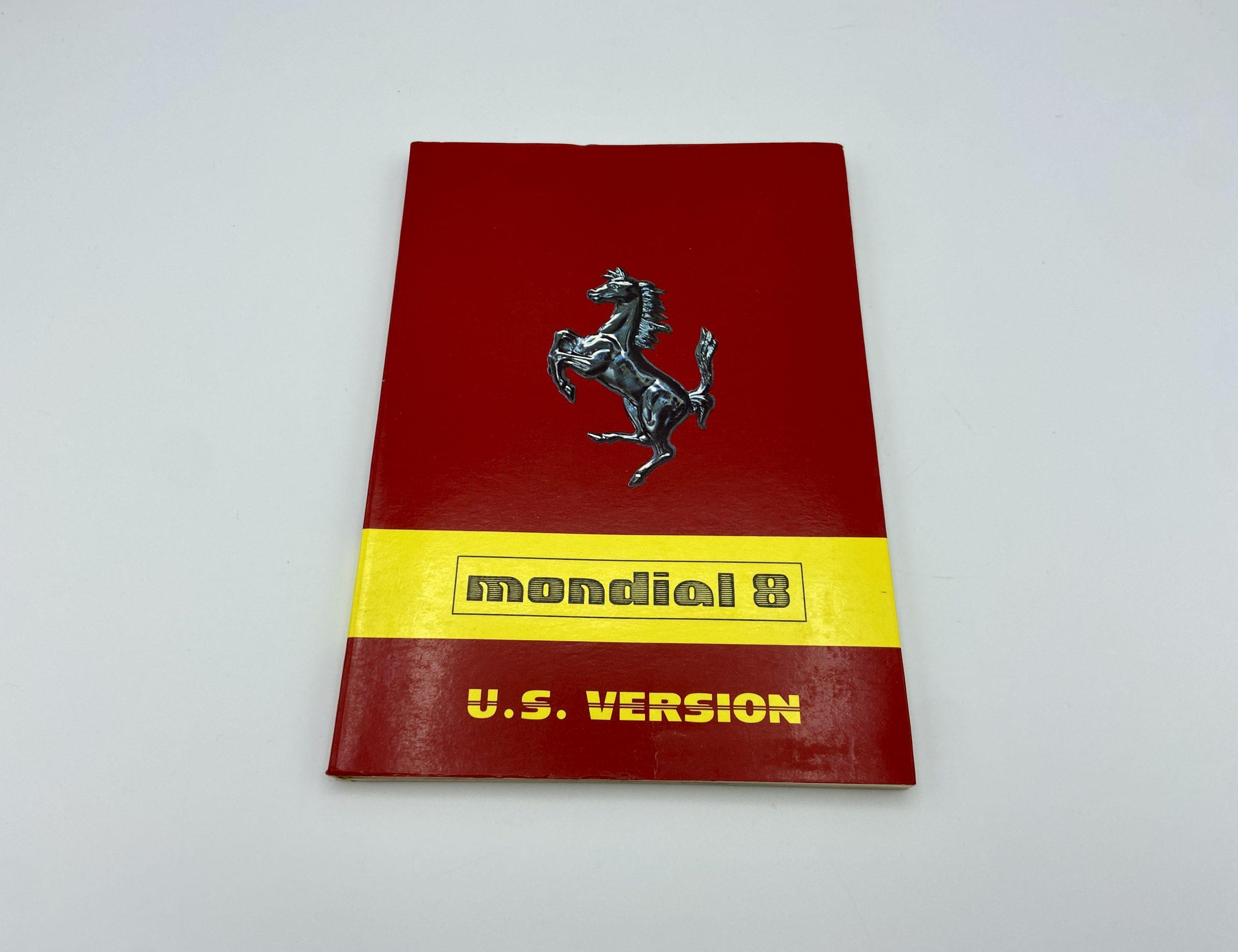 Ferrari Mondial 8 U.S.Version MY 1981/82 Owner’s Manual #215/81