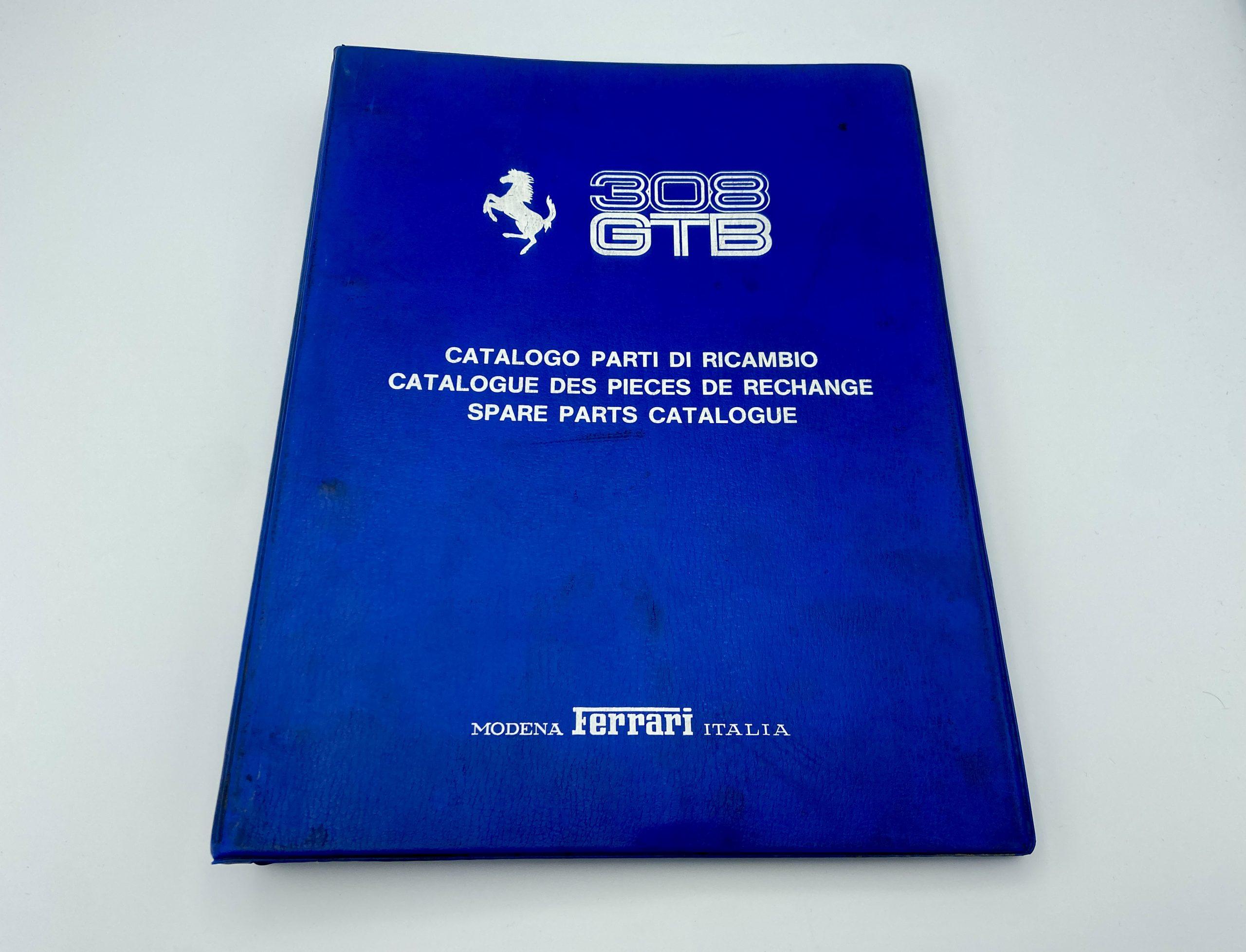 Ferrari 308 GTB Spare Parts Catalogue #117/75 – 1975