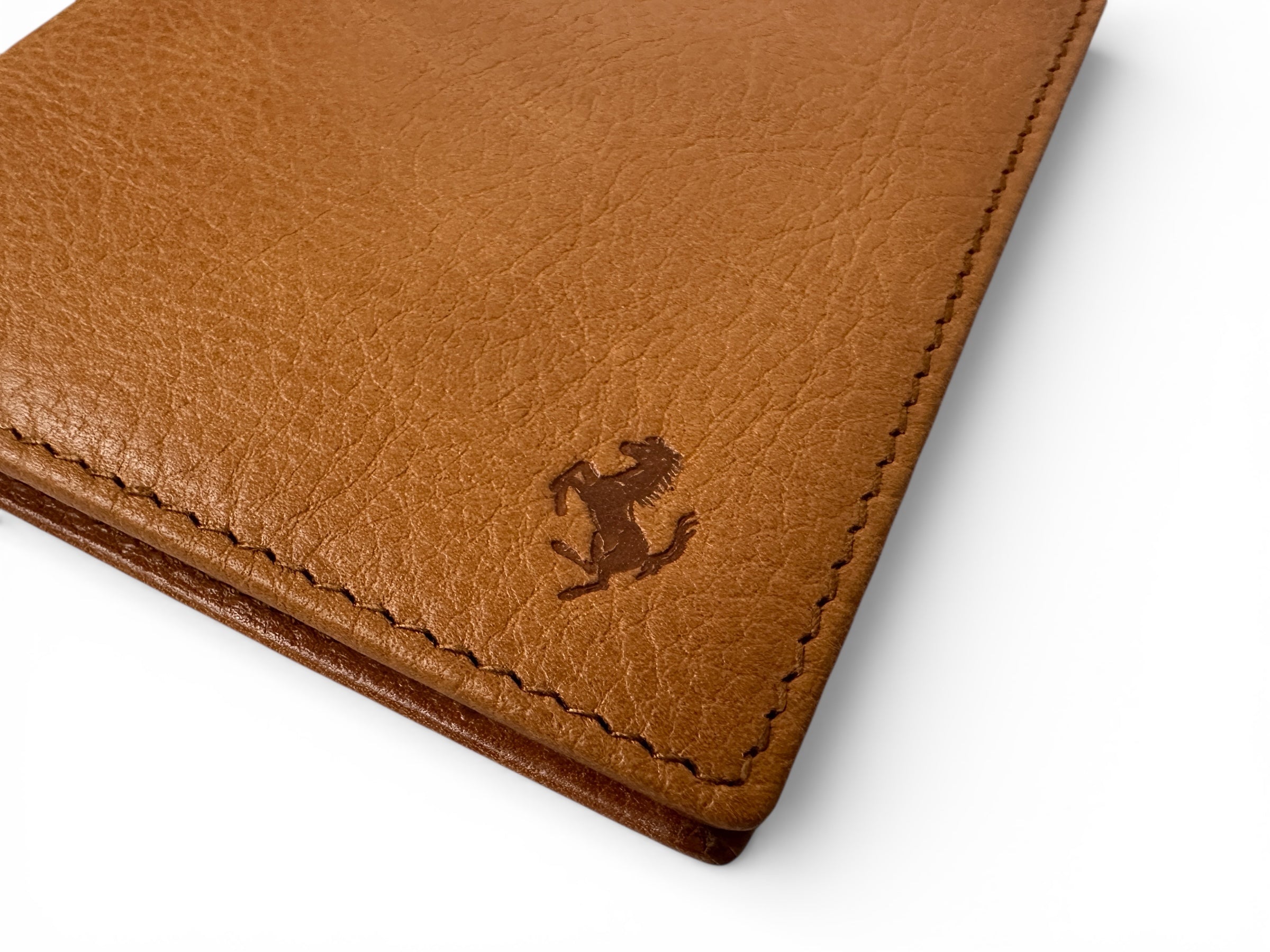 Ferrari Schedoni Brown Leather Card Wallet, Portfolio - IDEA Accessory - In Box