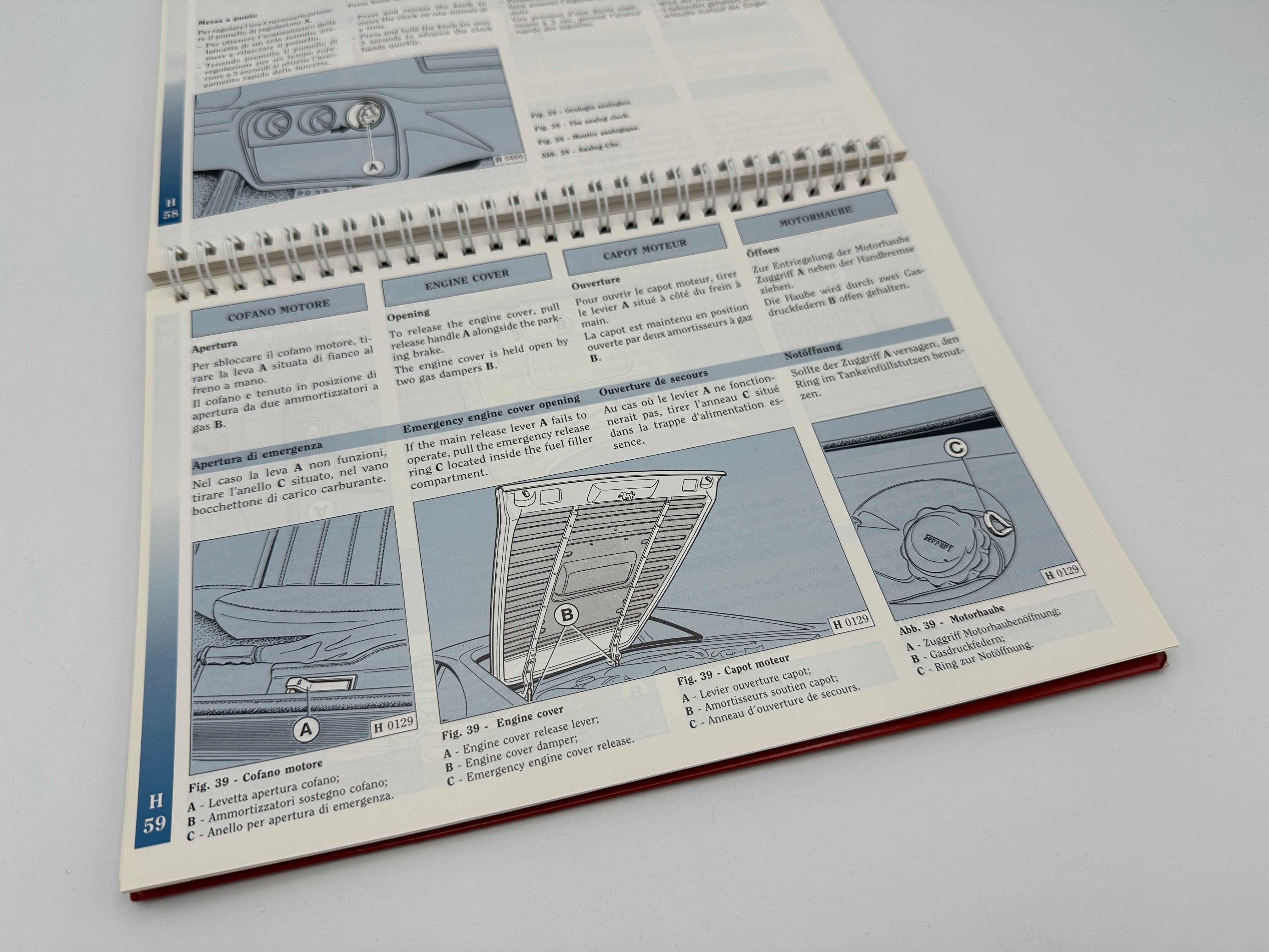 Ferrari 355 F1 Berlinetta, GTS & Spider Owners Manual #1234/97 - 1997