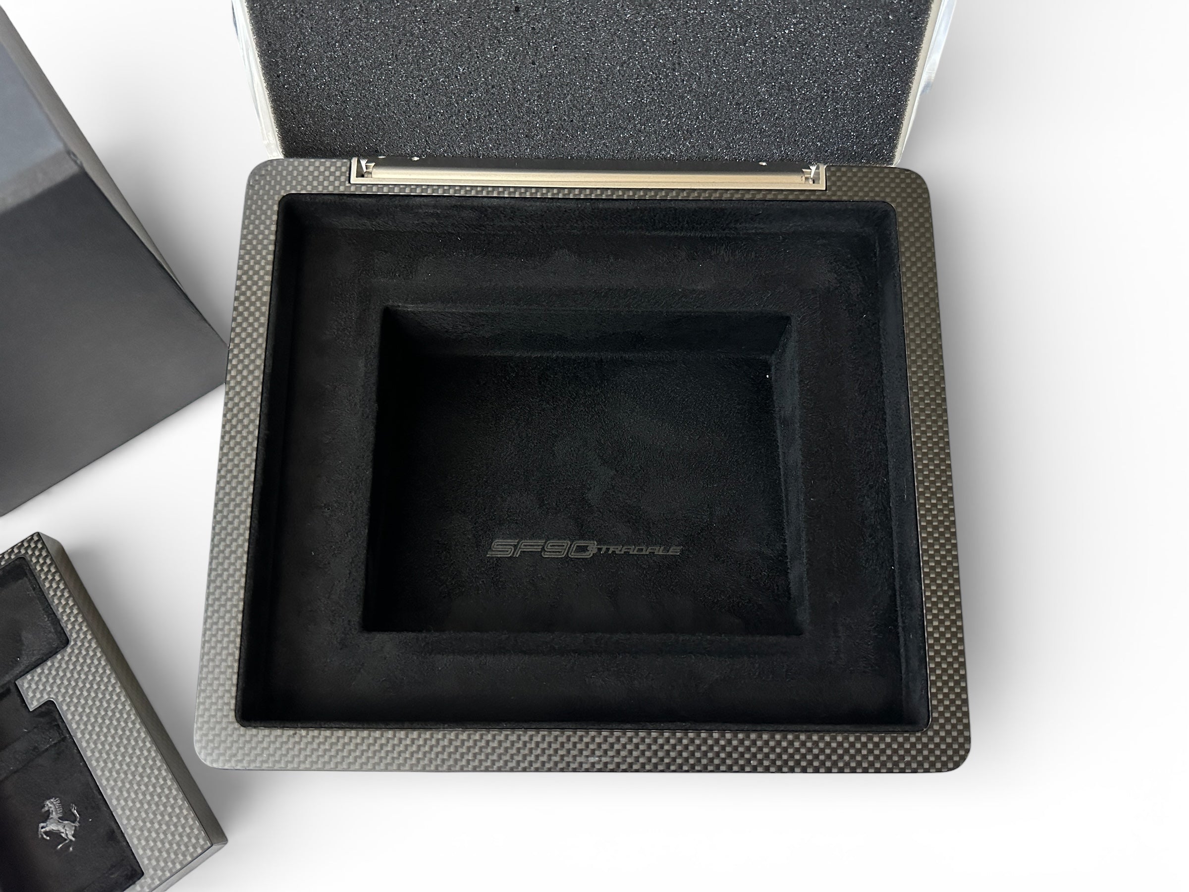 Ferrari SF90 Stradale Carbon Look Key & Model Storage Box - Owners Edi
