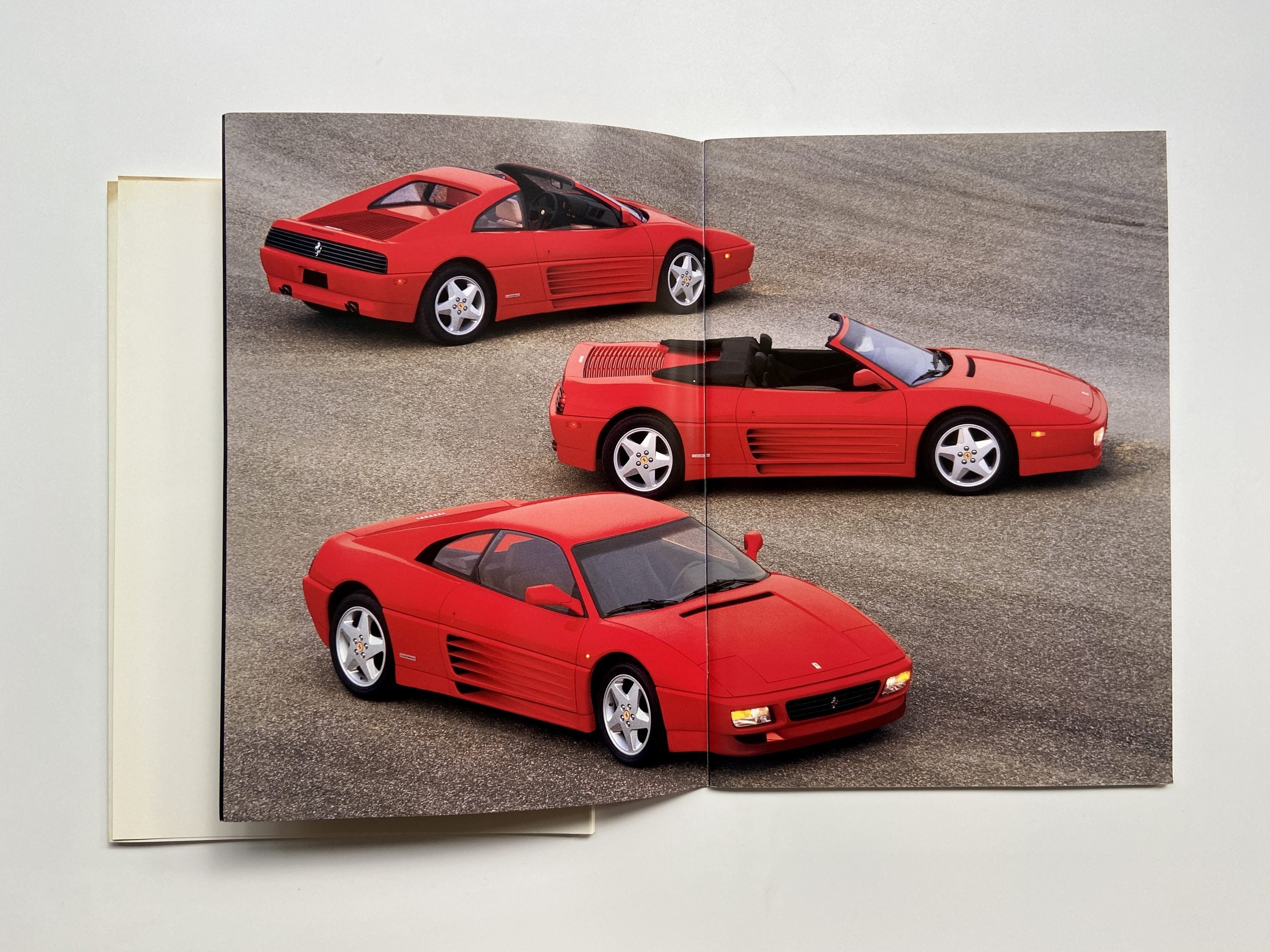 Ferrari 348 GT GTS Spider Sales Brochure #788/93 - 1993