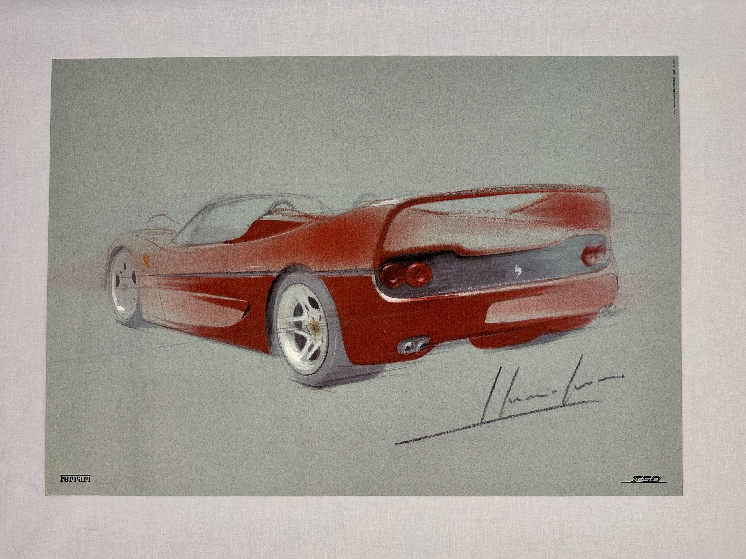 Ferrari F50 Introduction Lithograph – Piece #959/95