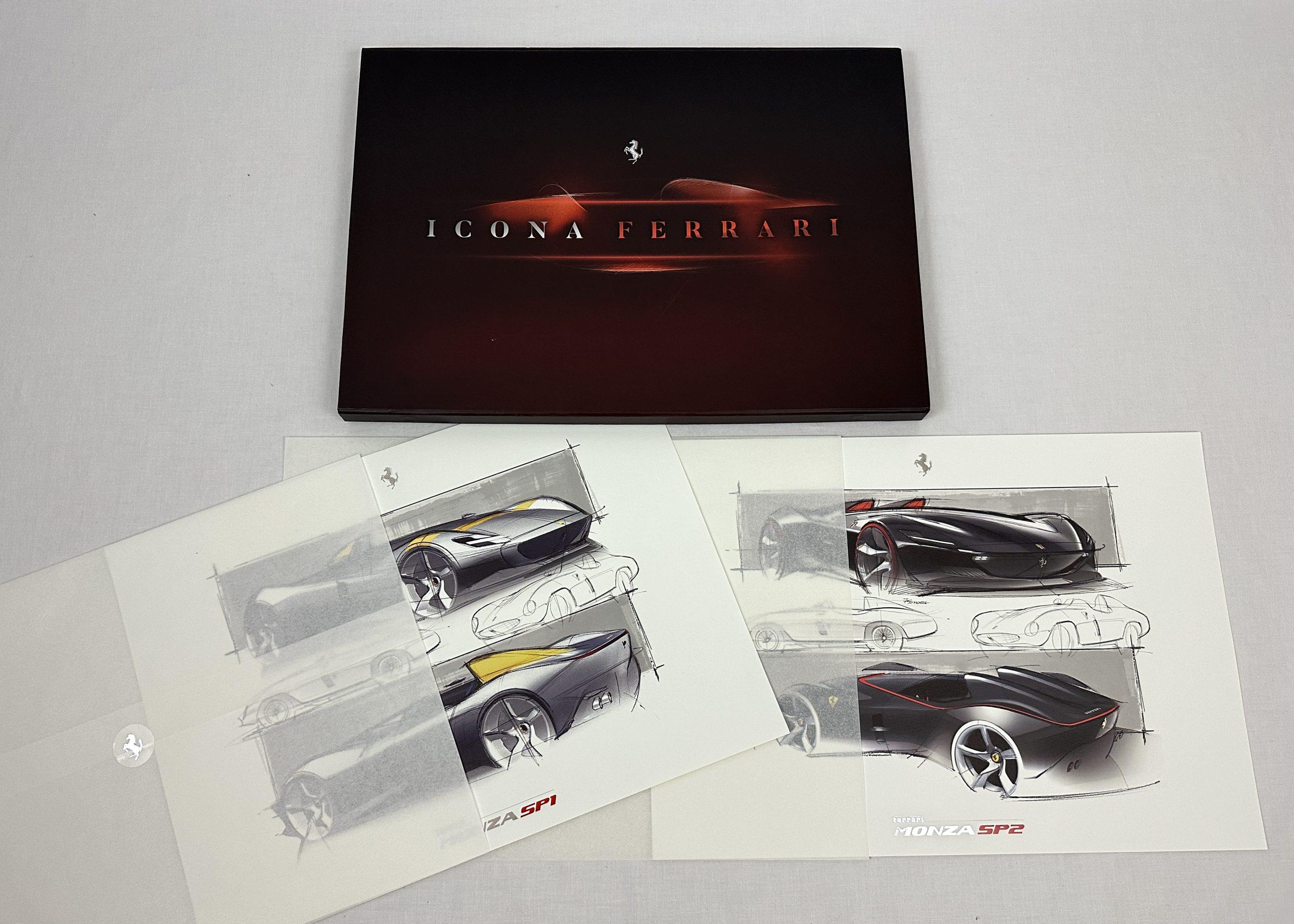 Ferrari Monza SP1 & SP2 Lithographs Introduction Set - Limited Icona Series