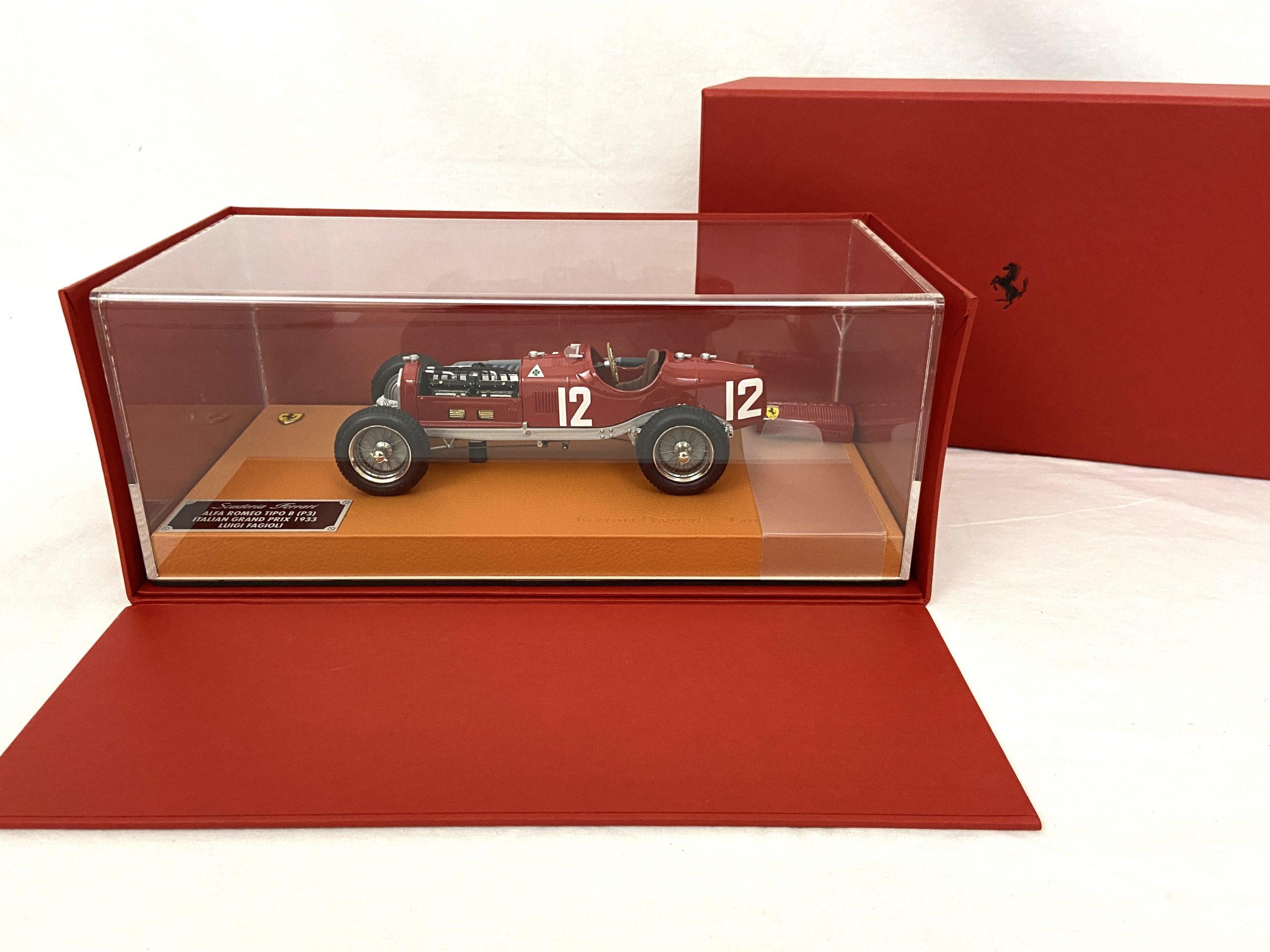 Scuderia Ferrari Alfa Romeo P3 Luigi Fagioli - Winner Italian Grand Prix 1933 - Model Car Scale 1/20