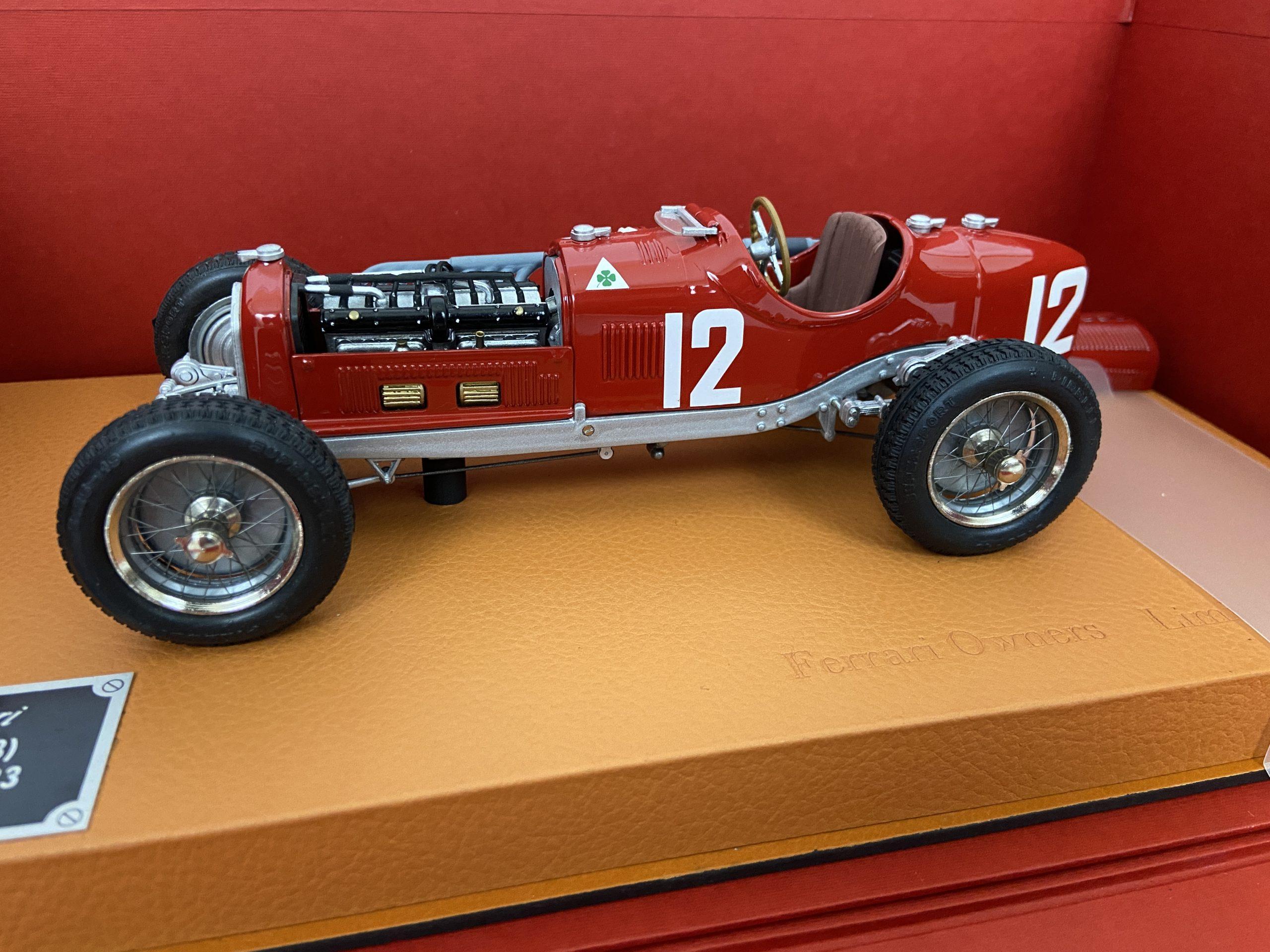 Scuderia Ferrari Alfa Romeo P3 Luigi Fagioli - Winner Italian Grand Prix 1933 - Model Car Scale 1/20