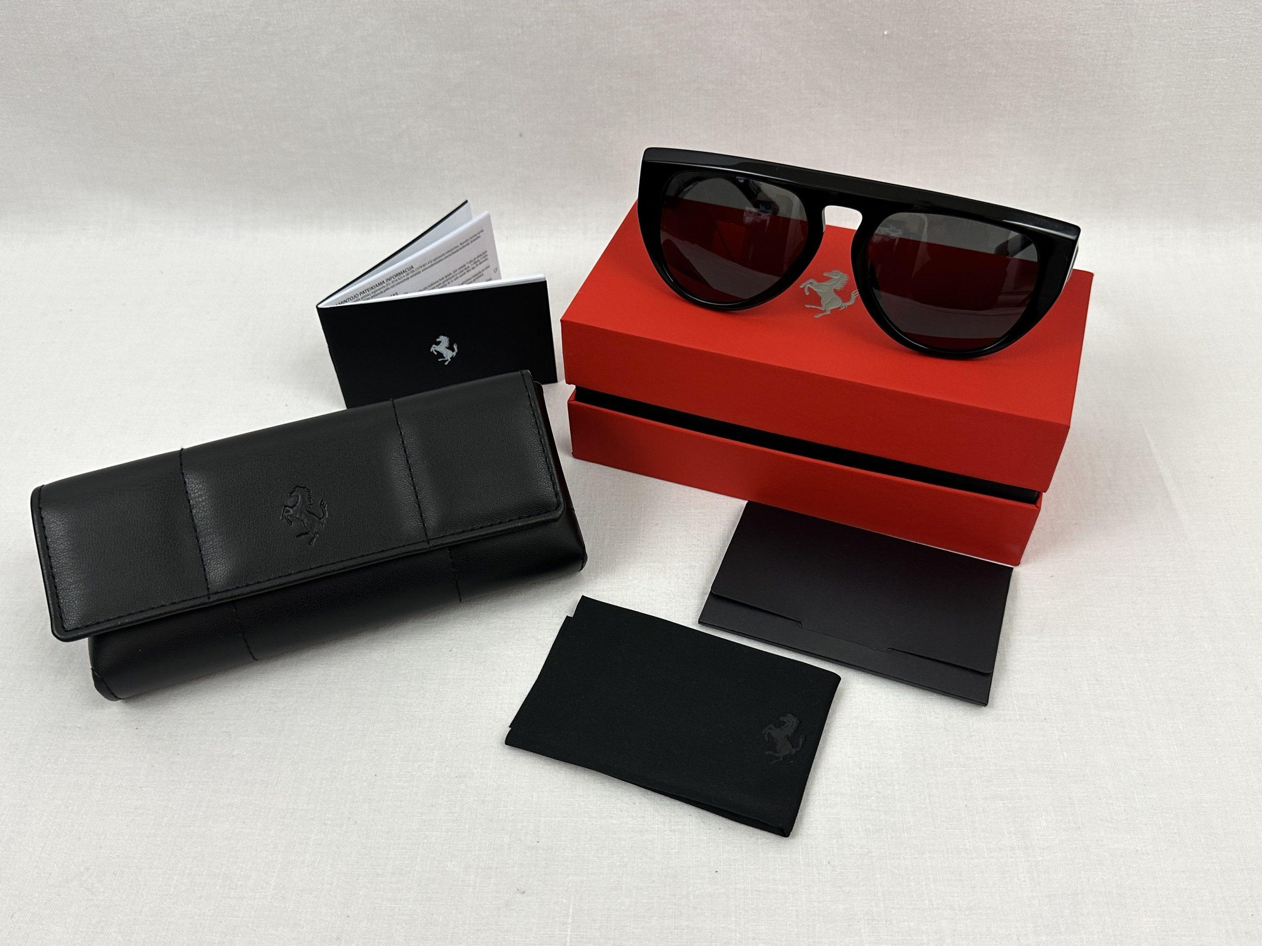 Ferrari Official Luxury Sunglasses - In Leather Case - Polarized