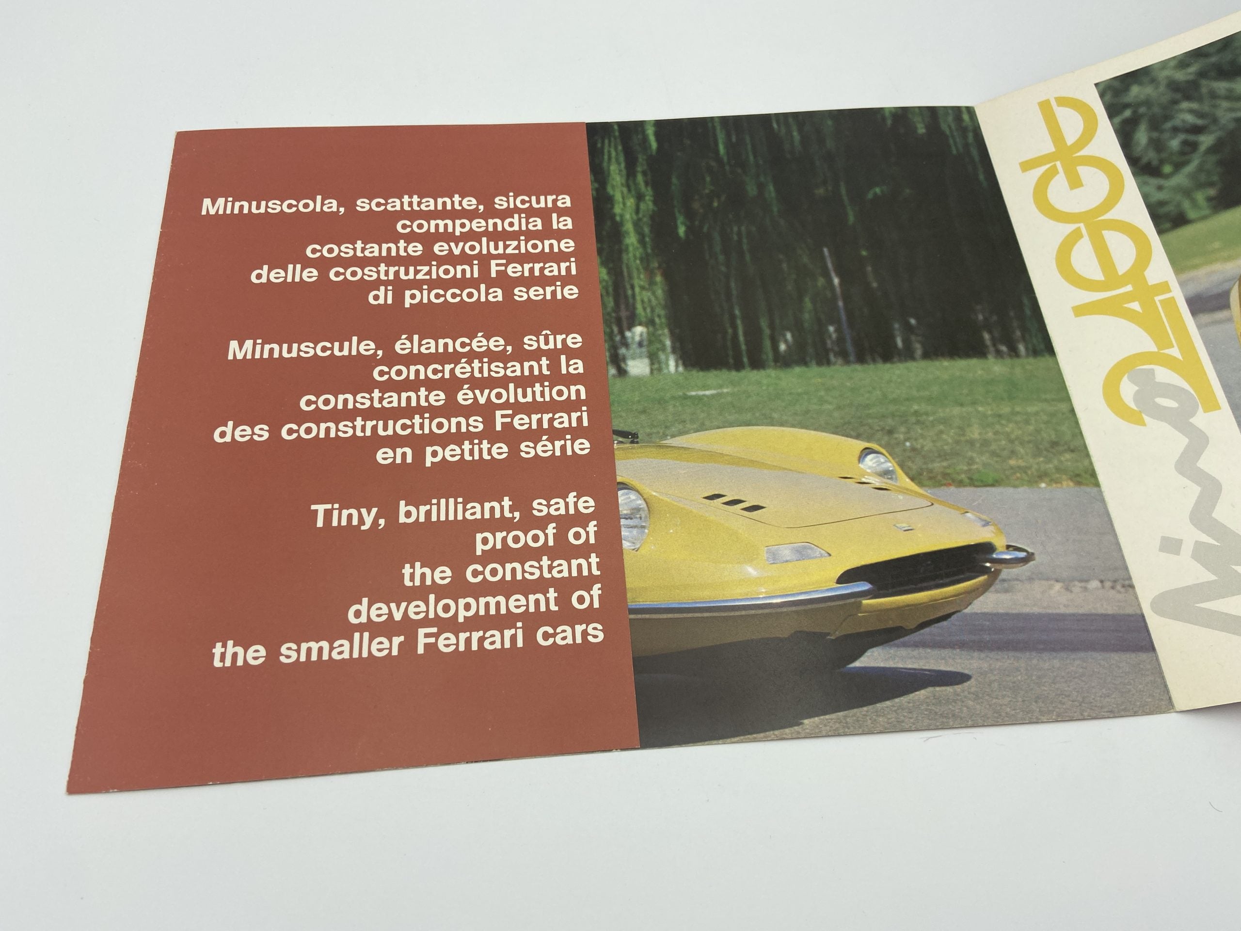 Ferrari Dino 246 GT Sales Brochure #40/70 - 1970