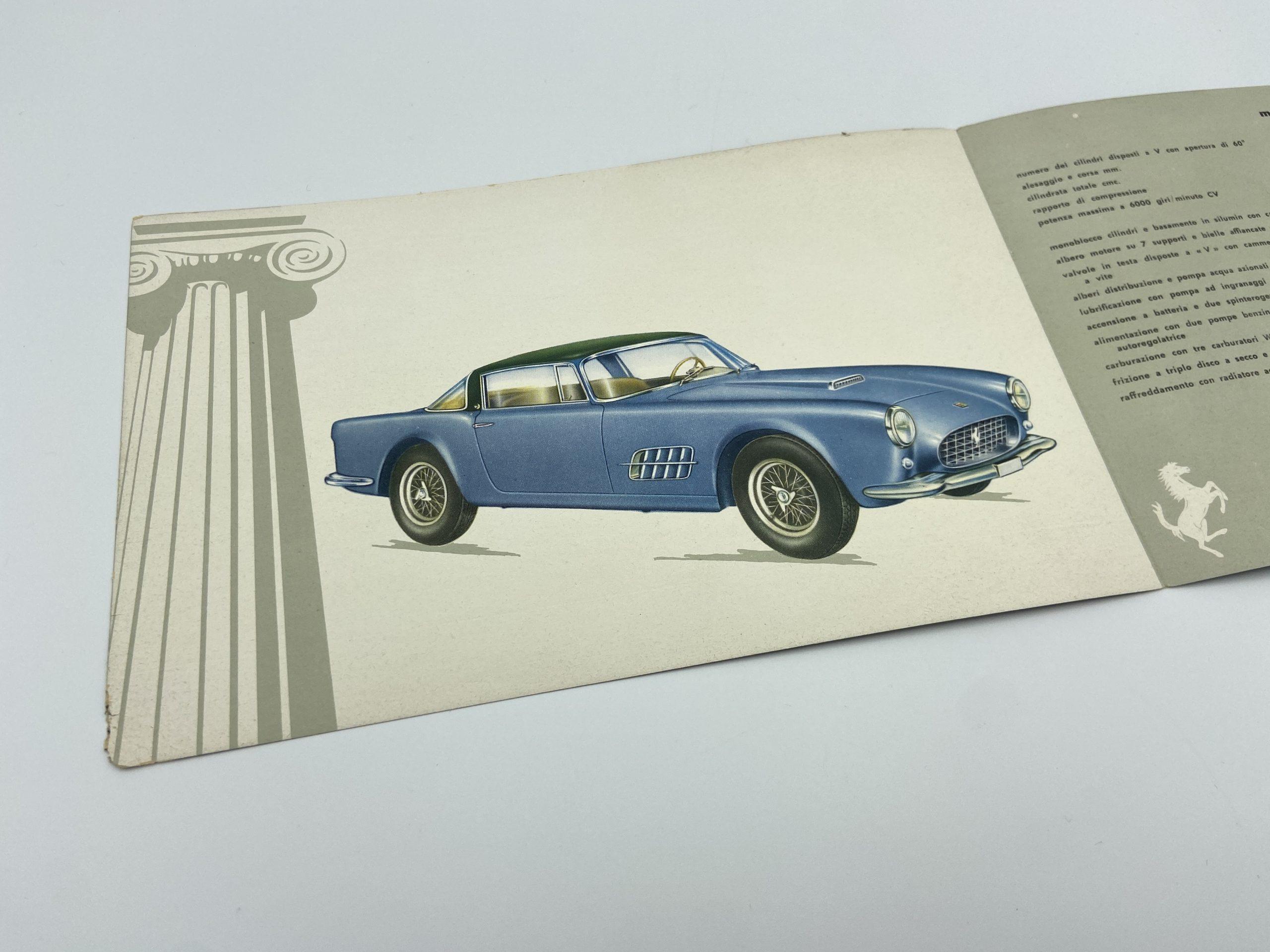 Ferrari 410 Superamerica Pininfarina Sales Brochure – Italian