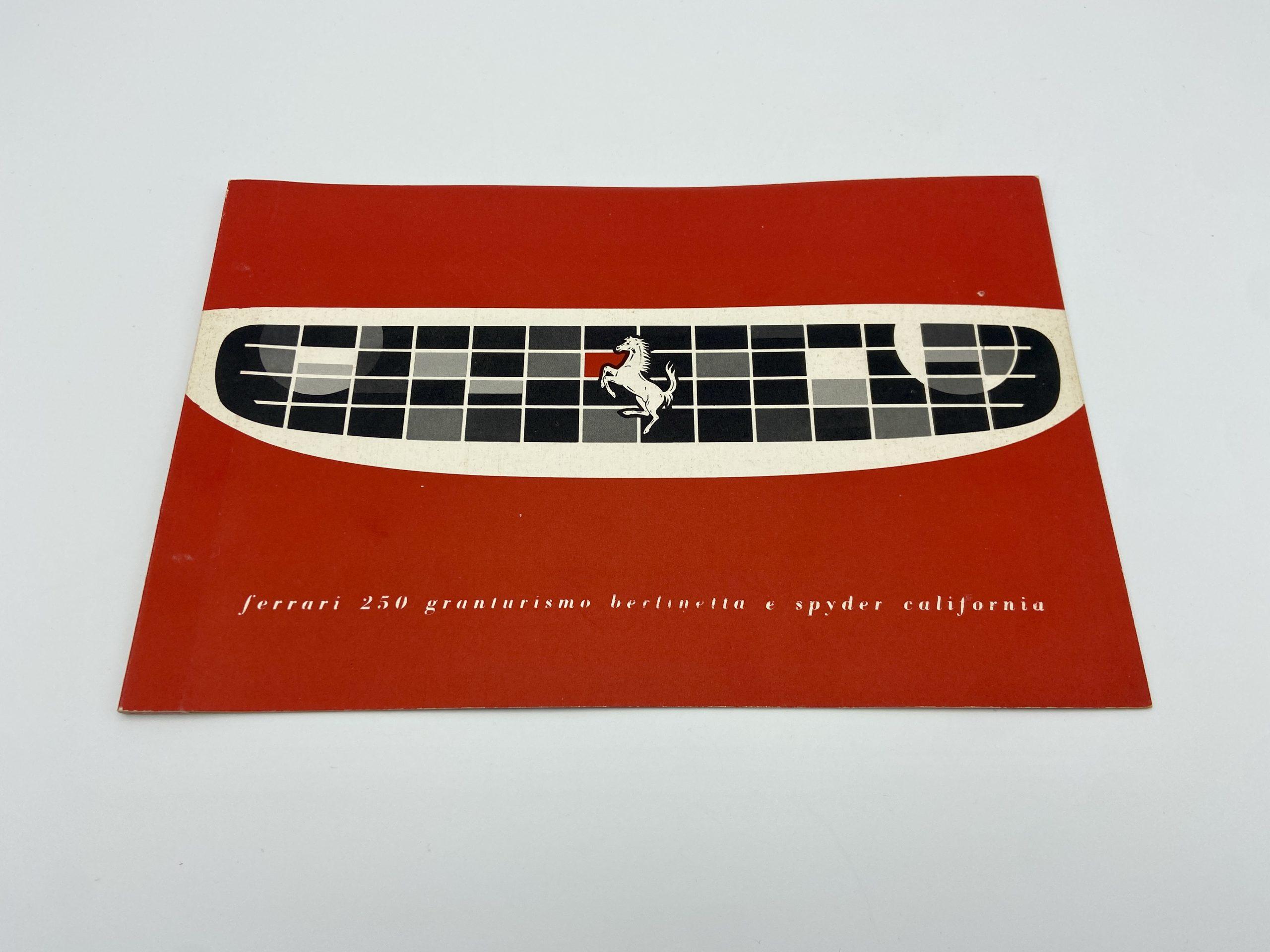 Ferrari 250 Granturismo Berlinetta and Spyder California Sales Brochure – Italian