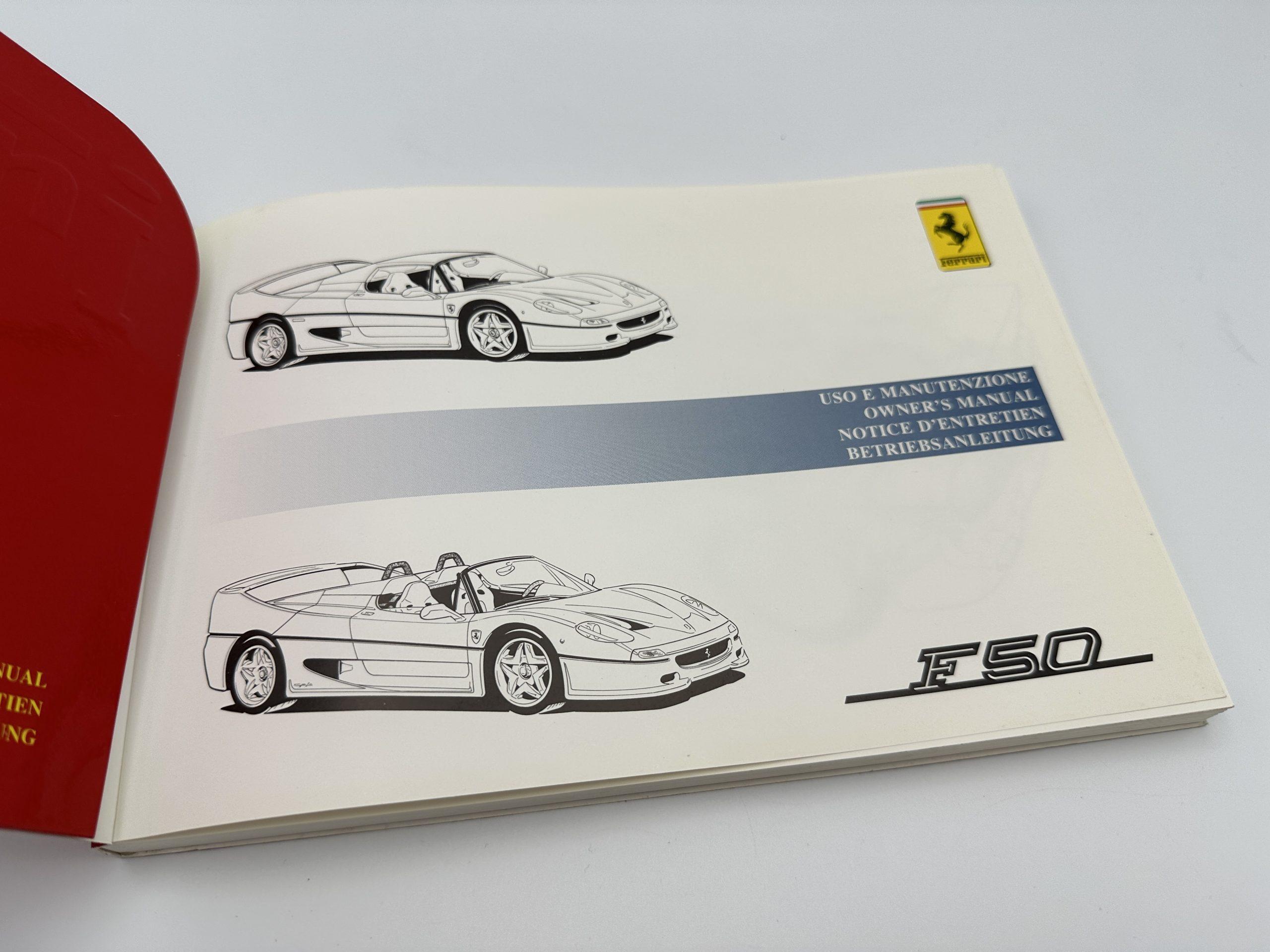 Ferrari F50 Owner’s Manual #991/95 – 1995