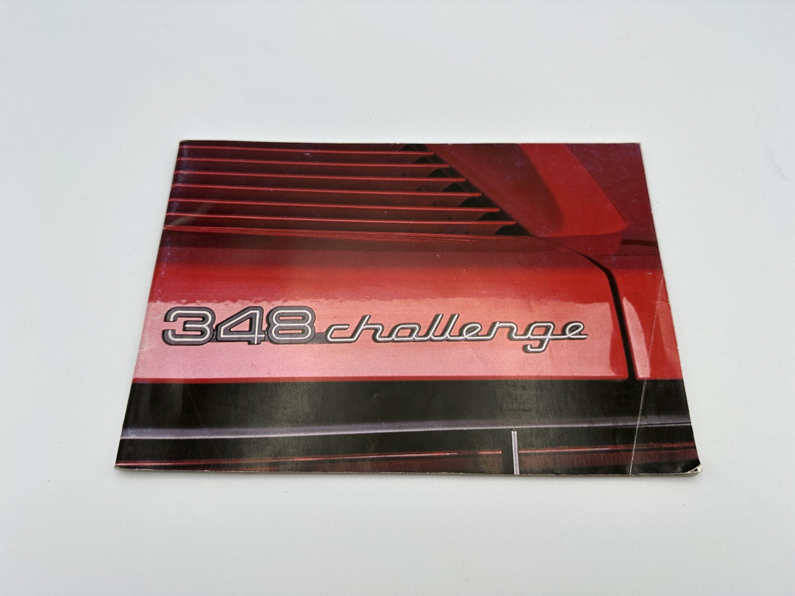 Ferrari 348 Challenge Regulations Brochure - 1993