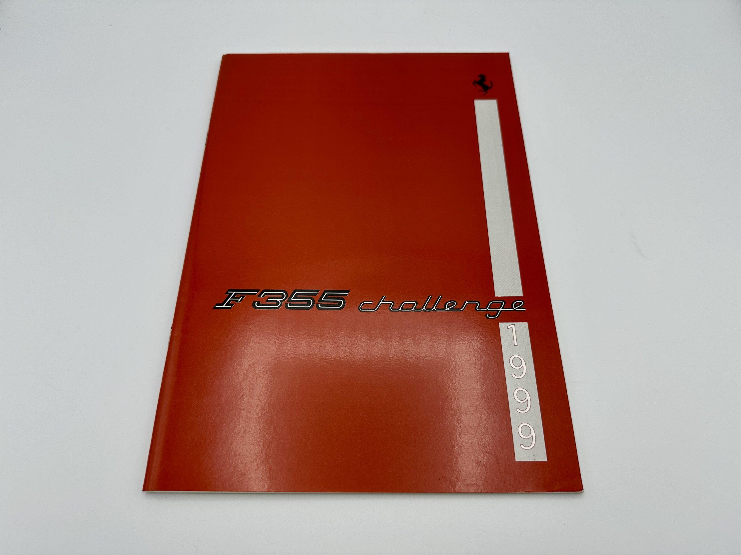 Ferrari F355 Challenge Spare Parts Catalogue 95990399 – #1460/99 – 1999