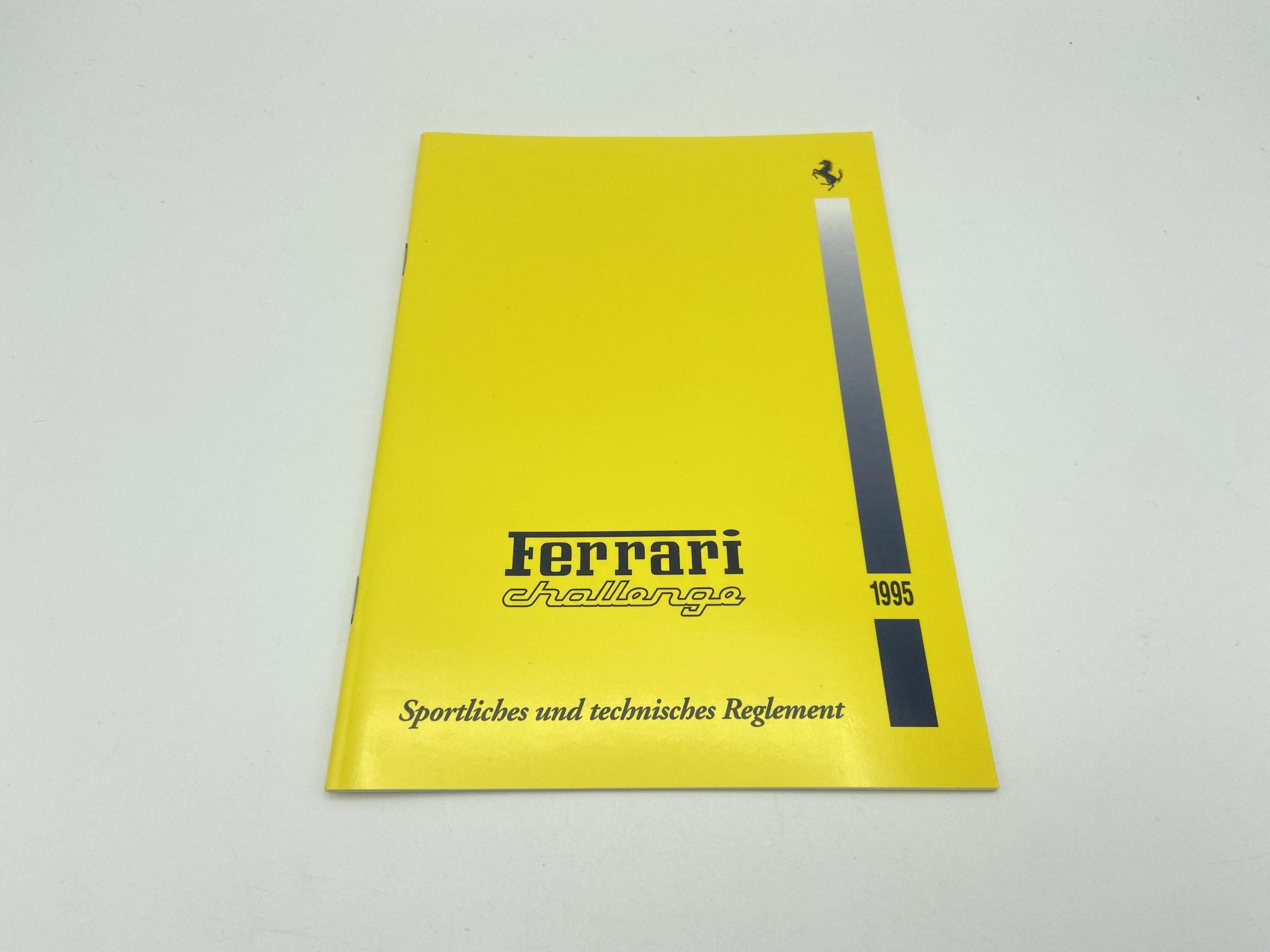 Ferrari F355 Challenge Regulations Brochure Trofeo Pirelli 1995 – German