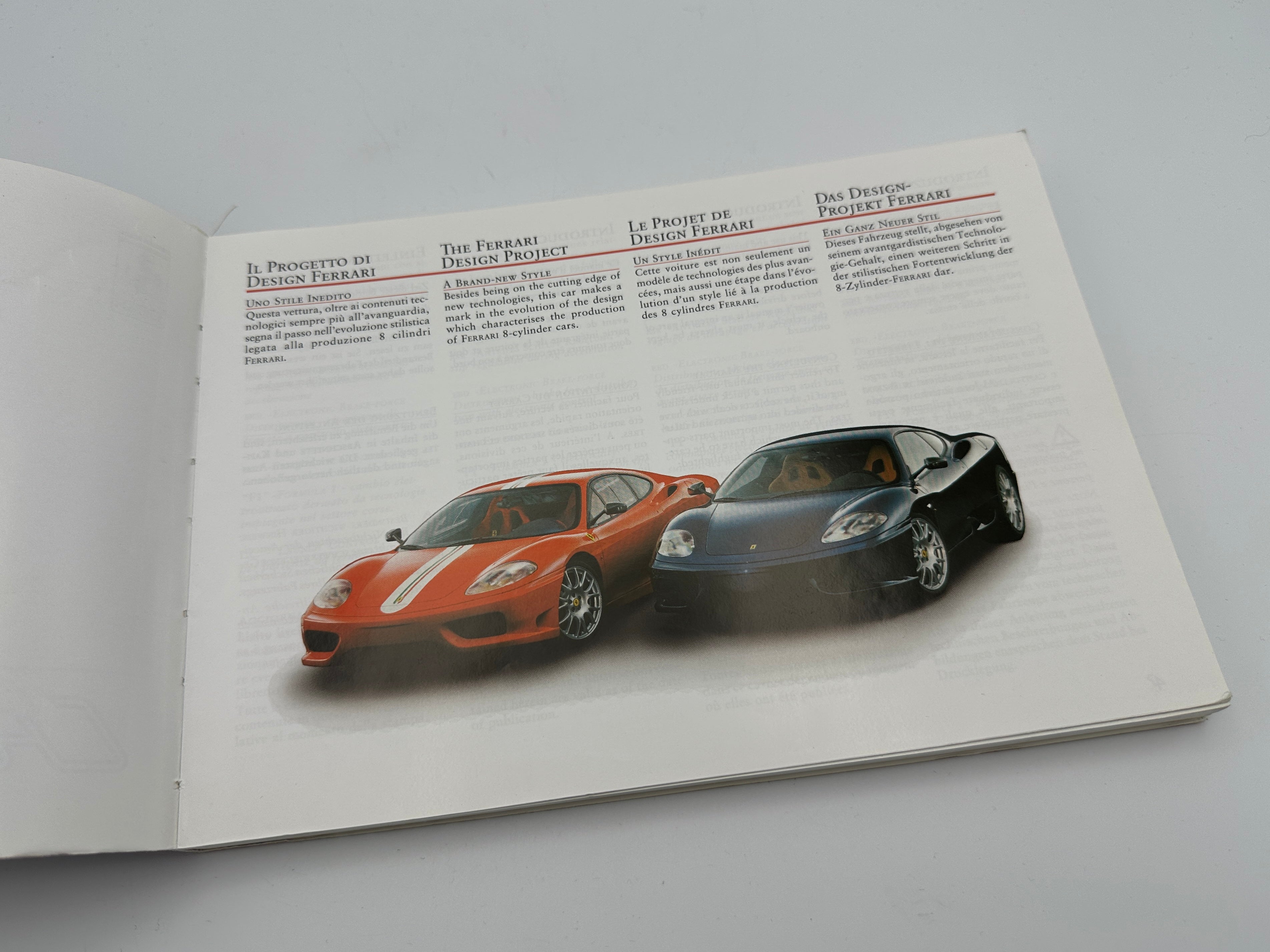Ferrari 360 Challenge Stradale Owners Manual, Handbook - 1929/03 - 2003