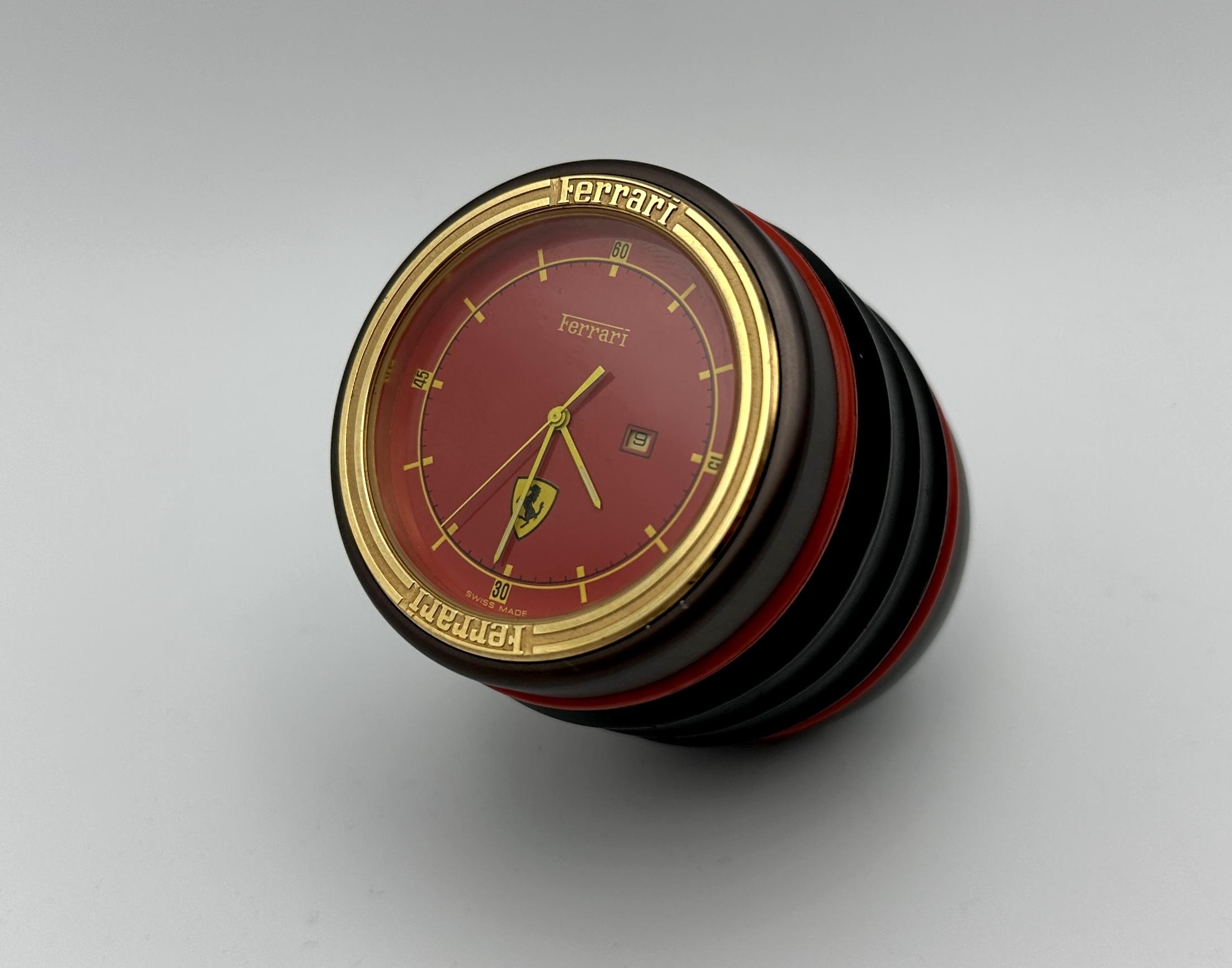 Ferrari Formula Desk Clock - Cartier Series - Swiss Made Watch