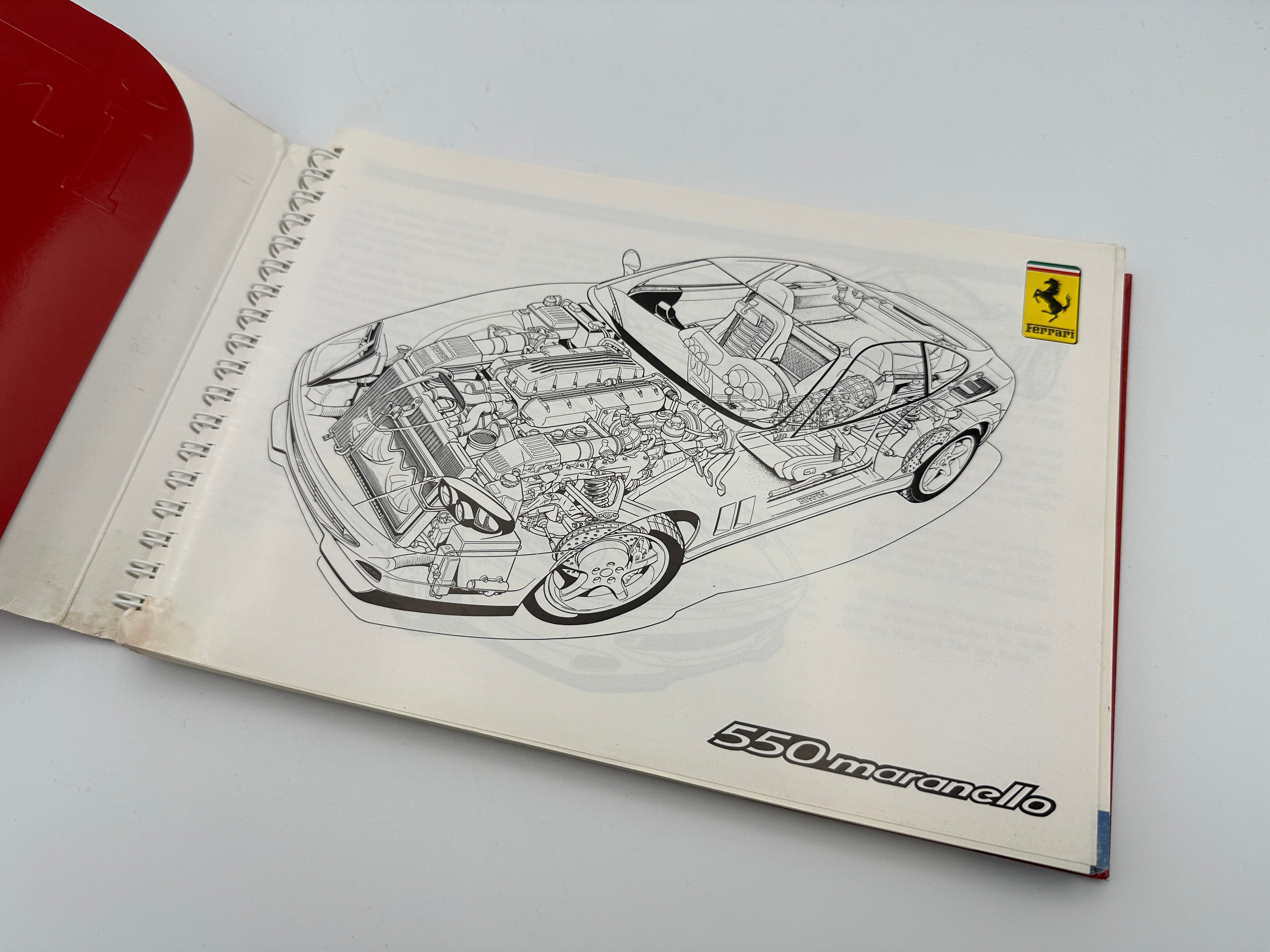 Ferrari 550 Maranello Owners Manual #1106/96 - 1996
