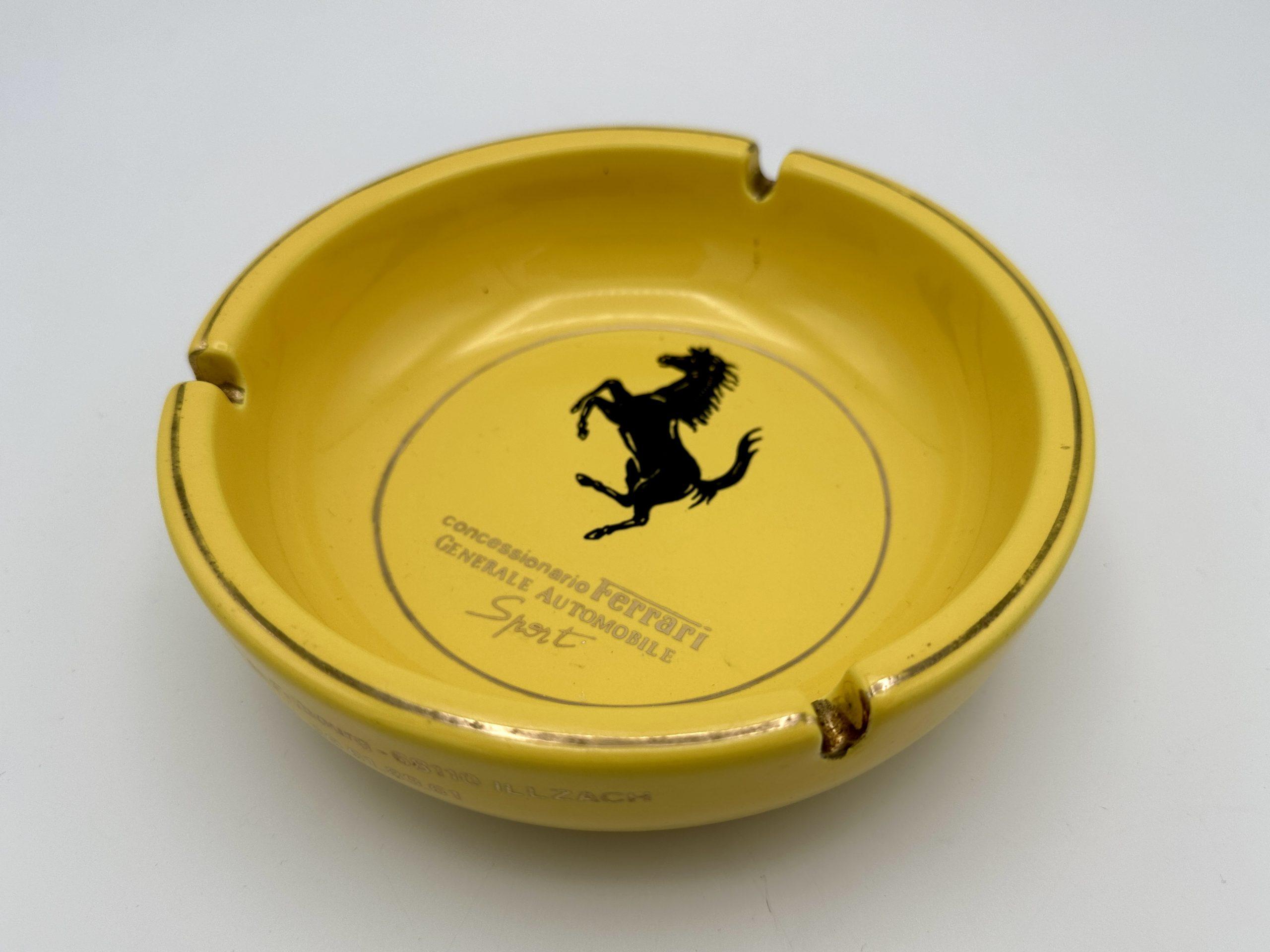 Ferrari Dealership Ashtray - Generale Automobile Sport France - Illzach