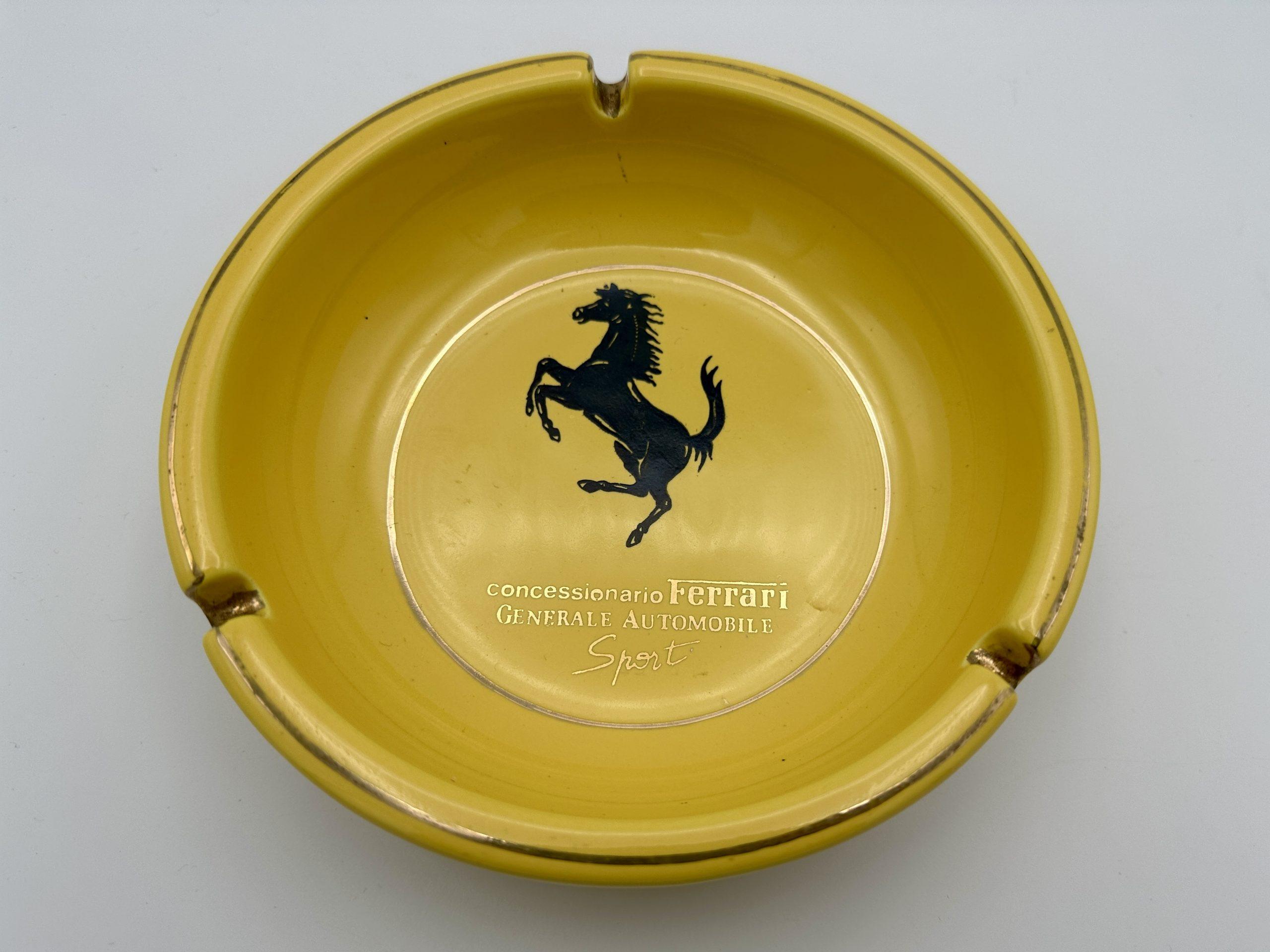 Ferrari Dealership Ashtray - Generale Automobile Sport France - Illzach