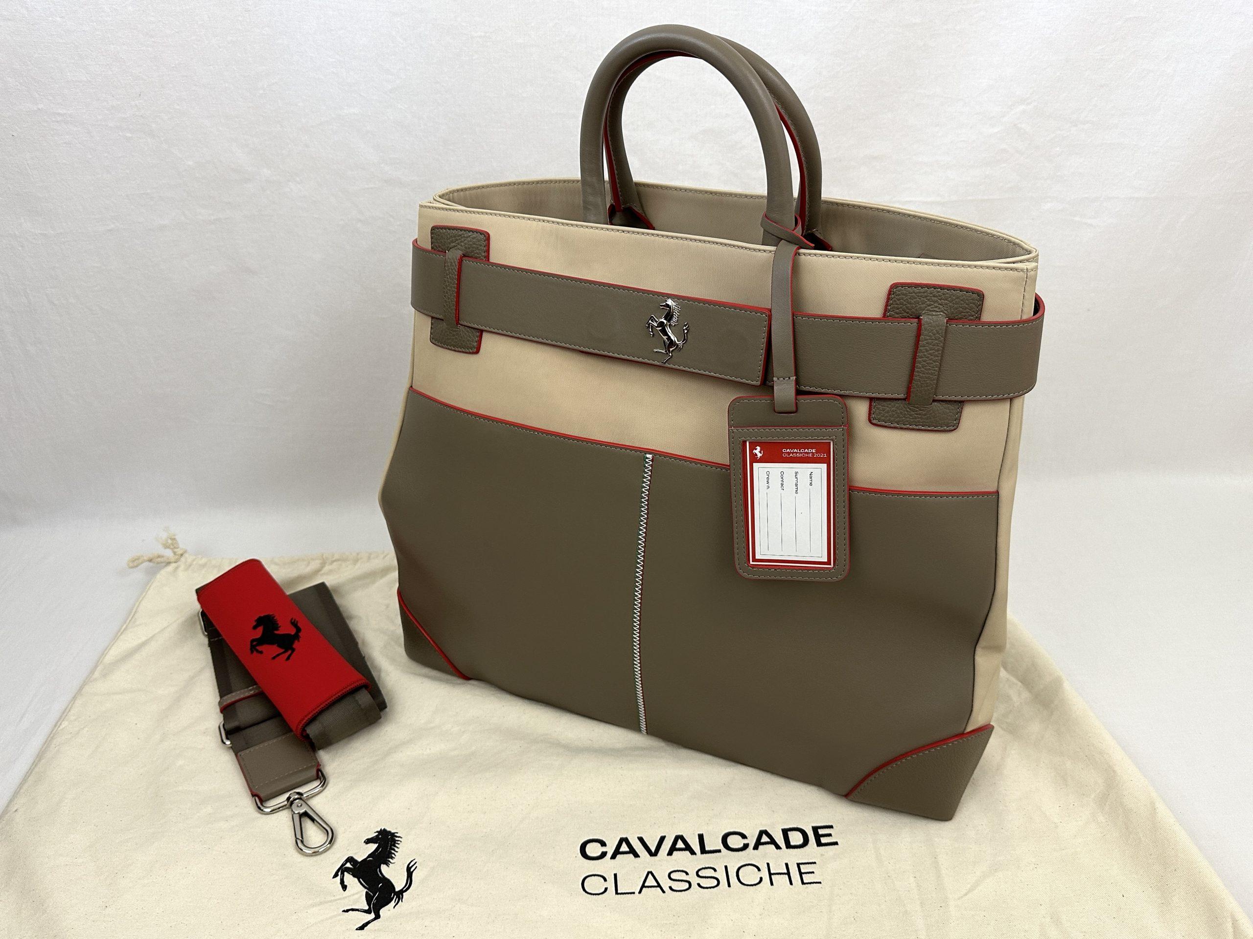 Ferrari Cavalcade Classiche 2021 Leather Bag - Luggage - Ladies Shoulder Bag