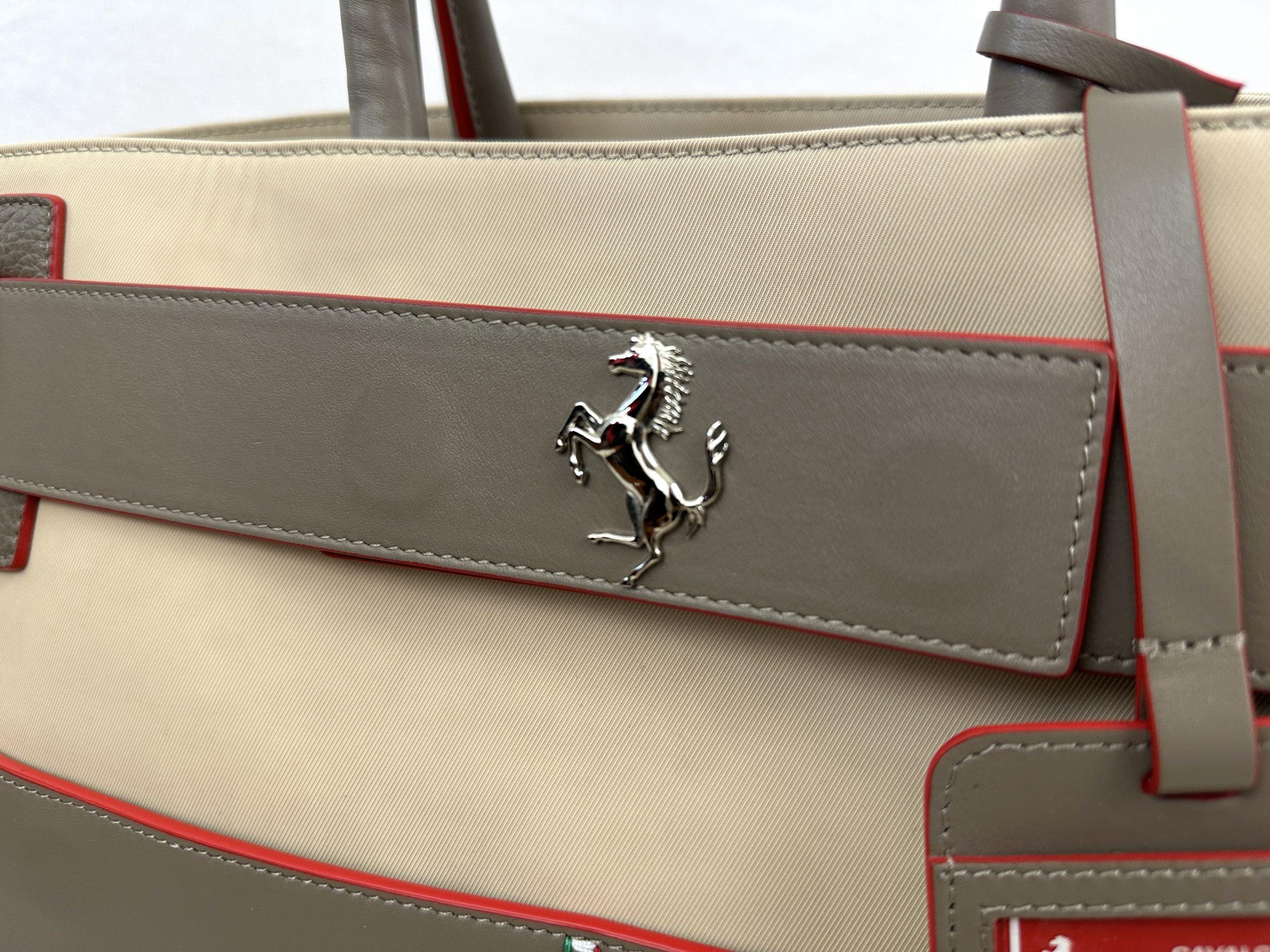 Ferrari Cavalcade Classiche 2021 Leather Bag - Luggage - Ladies Shoulder Bag