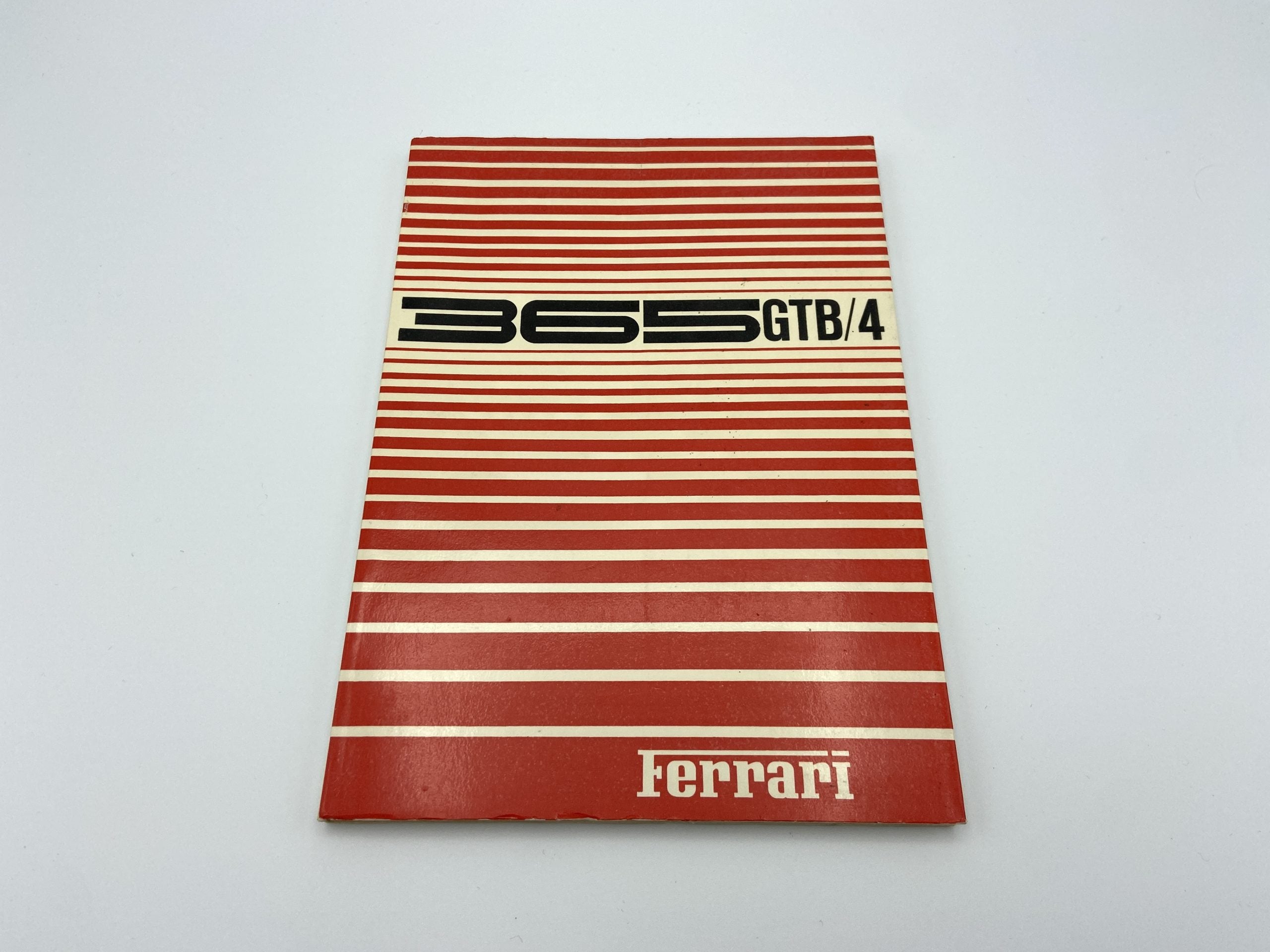 Ferrari 365 GTB4 Daytona Owner’s Manual #74 - 1973