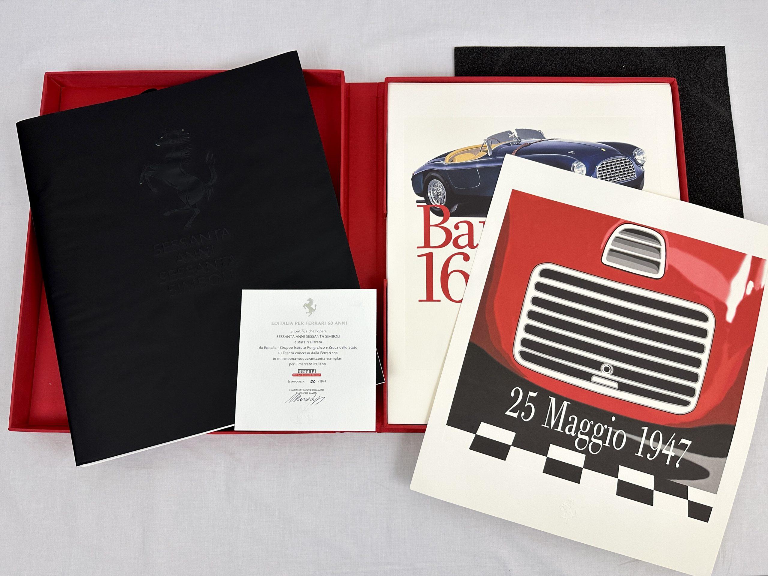 Ferrari Sessanta Anni Sessanta Simboli – 60 Years 60 Symbols – Editalia Showcase – Litografie - Lithographs