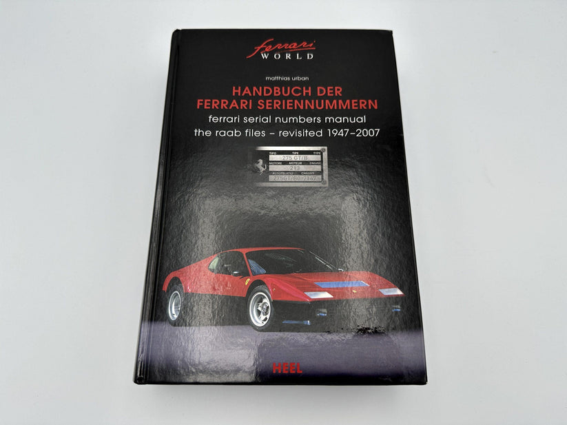 Ferrari Serial Numbers Manual – Handbuch der Ferrari Seriennummern – M