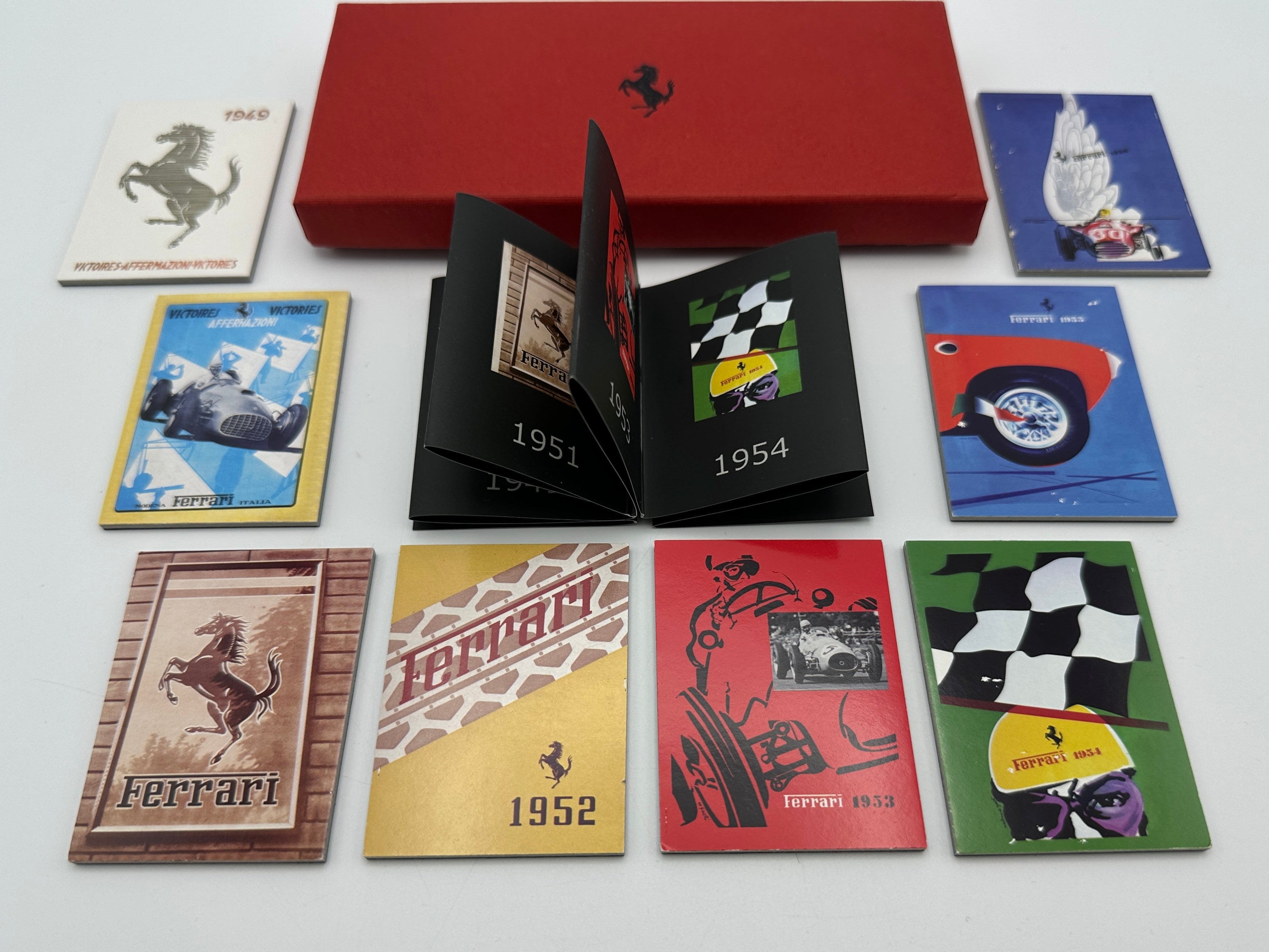Ferrari Set Of Magnets - Classic Yearbooks - 1949-1956 - Official Acce
