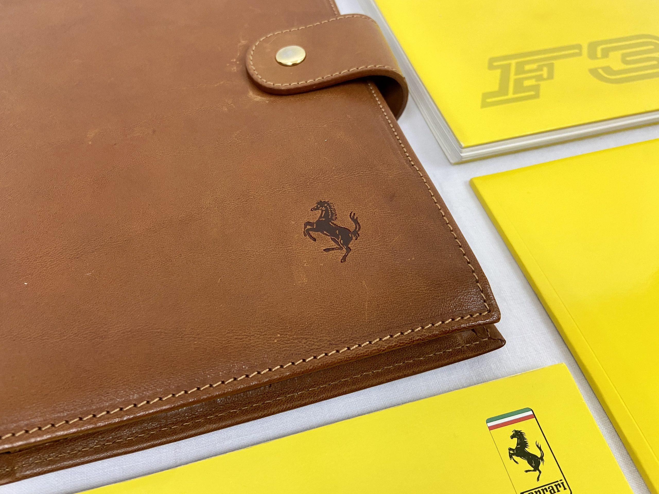 Ferrari F355 Leather Document Pouch, Complete US Version MY 1997 – Owner’s Manual #1097/96