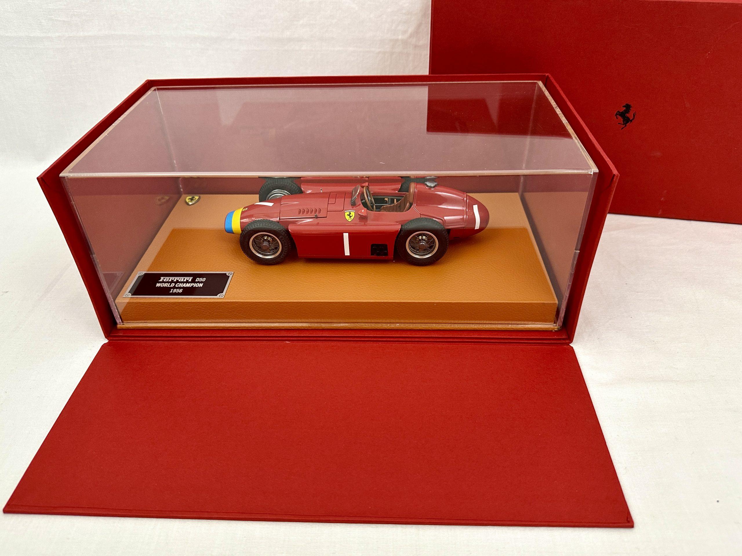 Scuderia Ferrari D50 Juan Manuel Fangio – World Champion 1956 – Model Car Scale 1/20