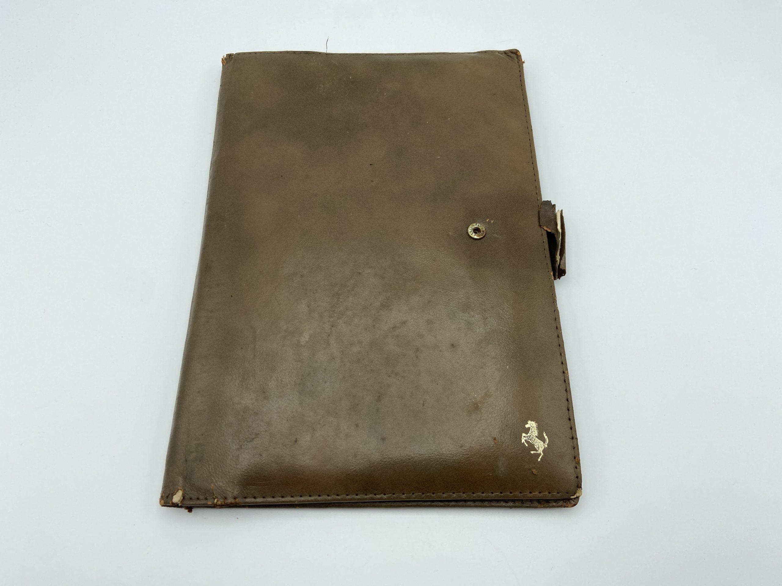 Ferrari 308 GTB, Vetroresina Leather Document Pouch, Wallet – 1970's