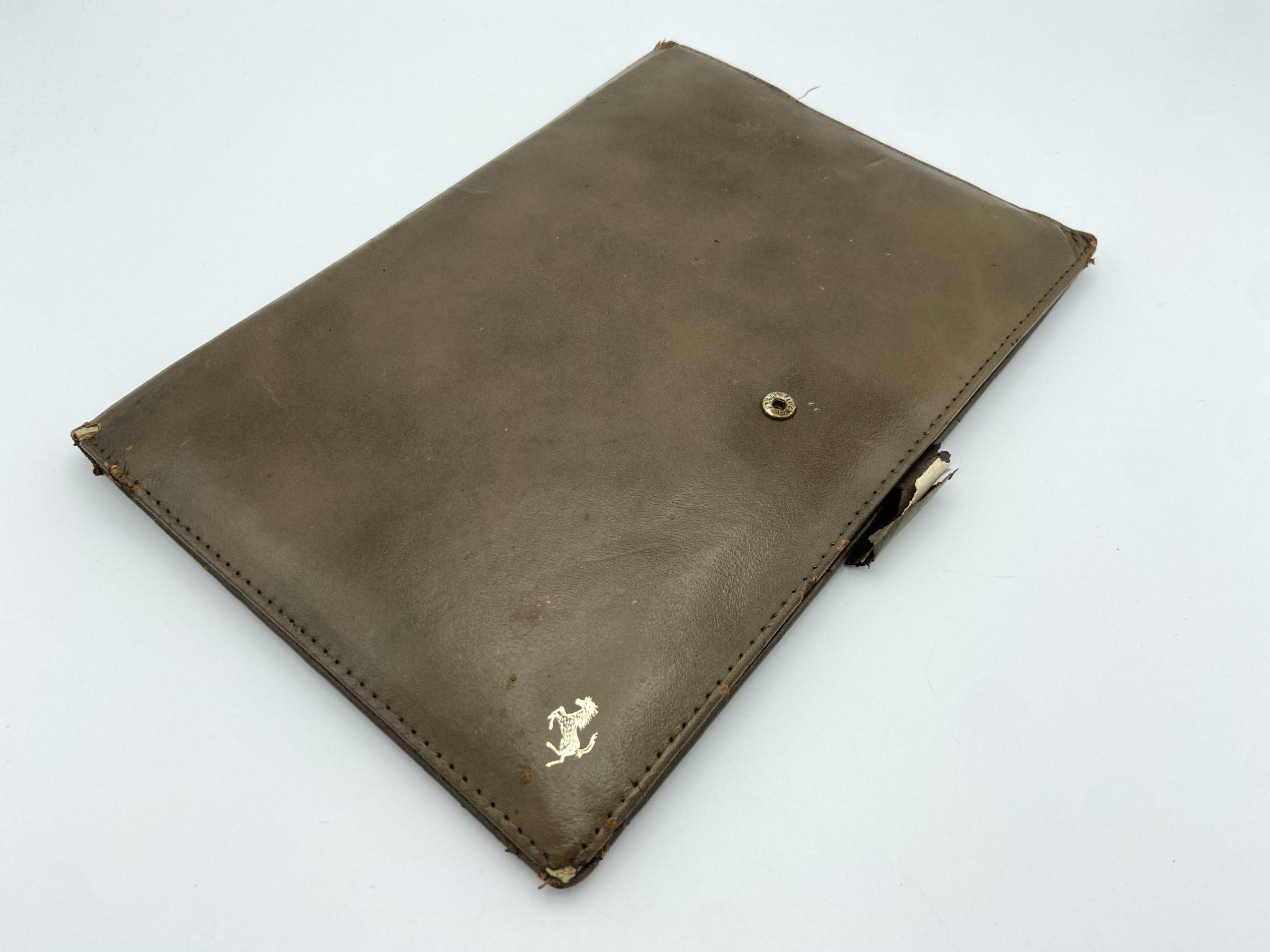 Ferrari 308 GTB, Vetroresina Leather Document Pouch, Wallet – 1970's