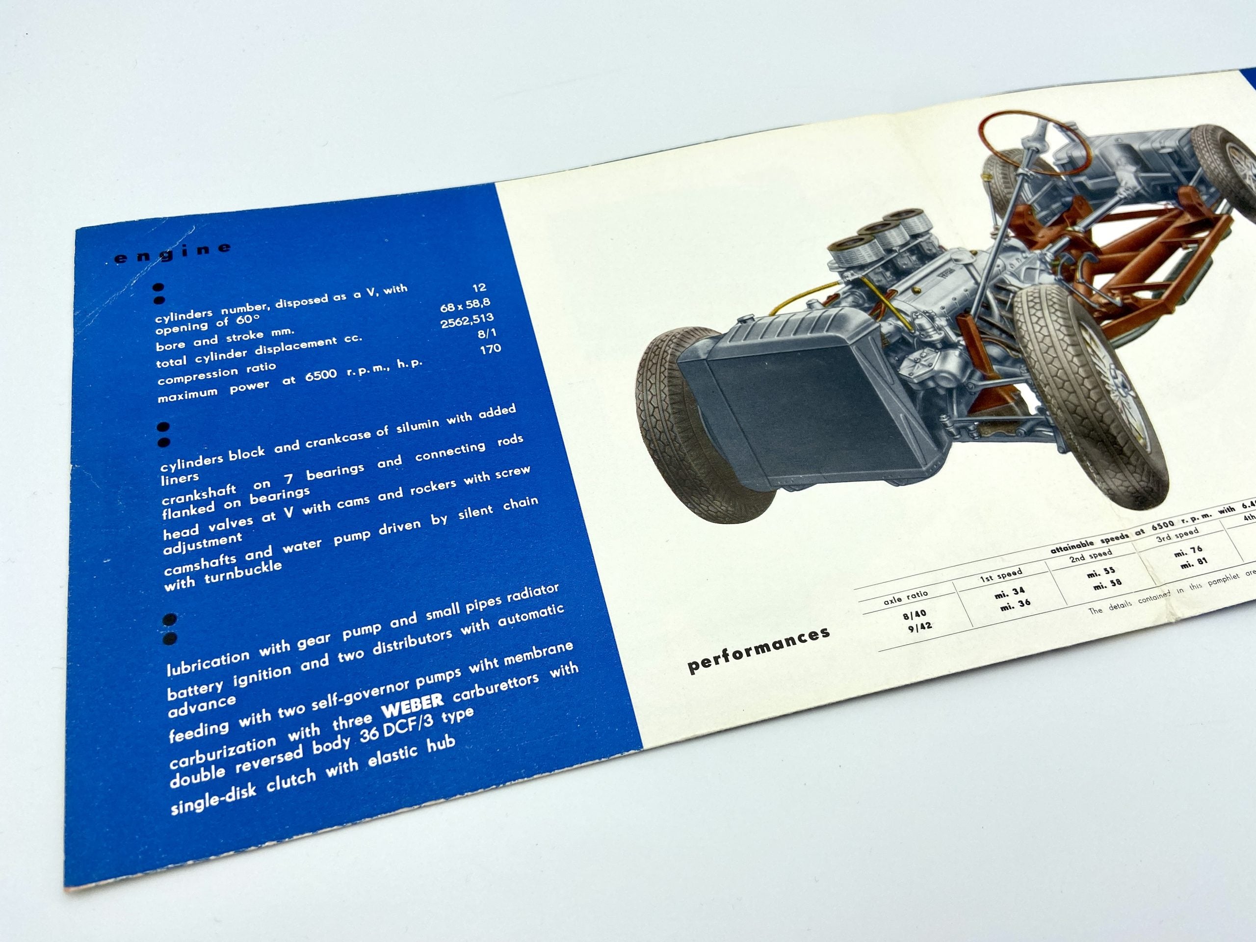 Ferrari 212 Inter Sales Brochure – English