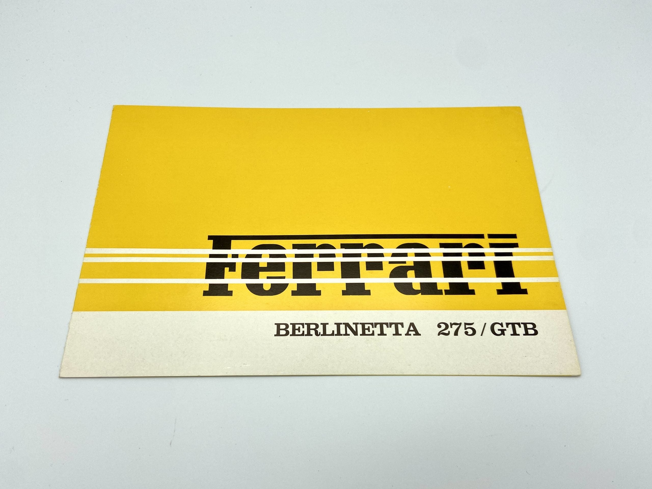 Ferrari 275 GTB Berlinetta Short Nose Sales Brochure