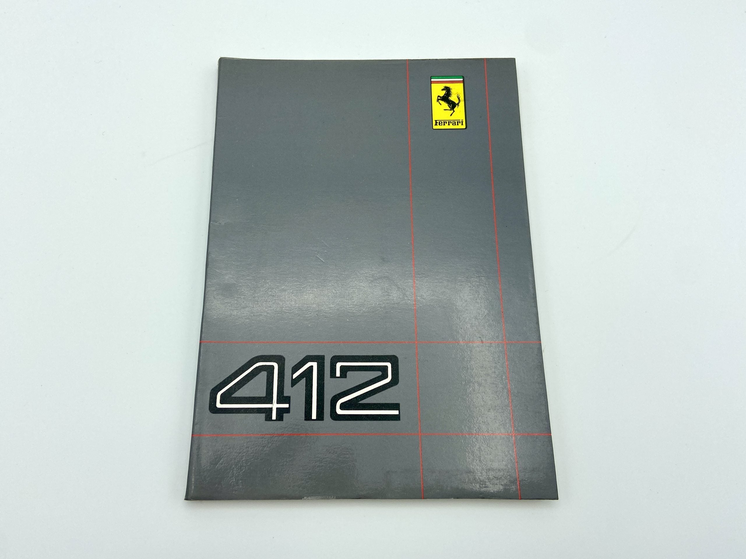 Ferrari 412 Owner’s Manual #417/86 - 1986