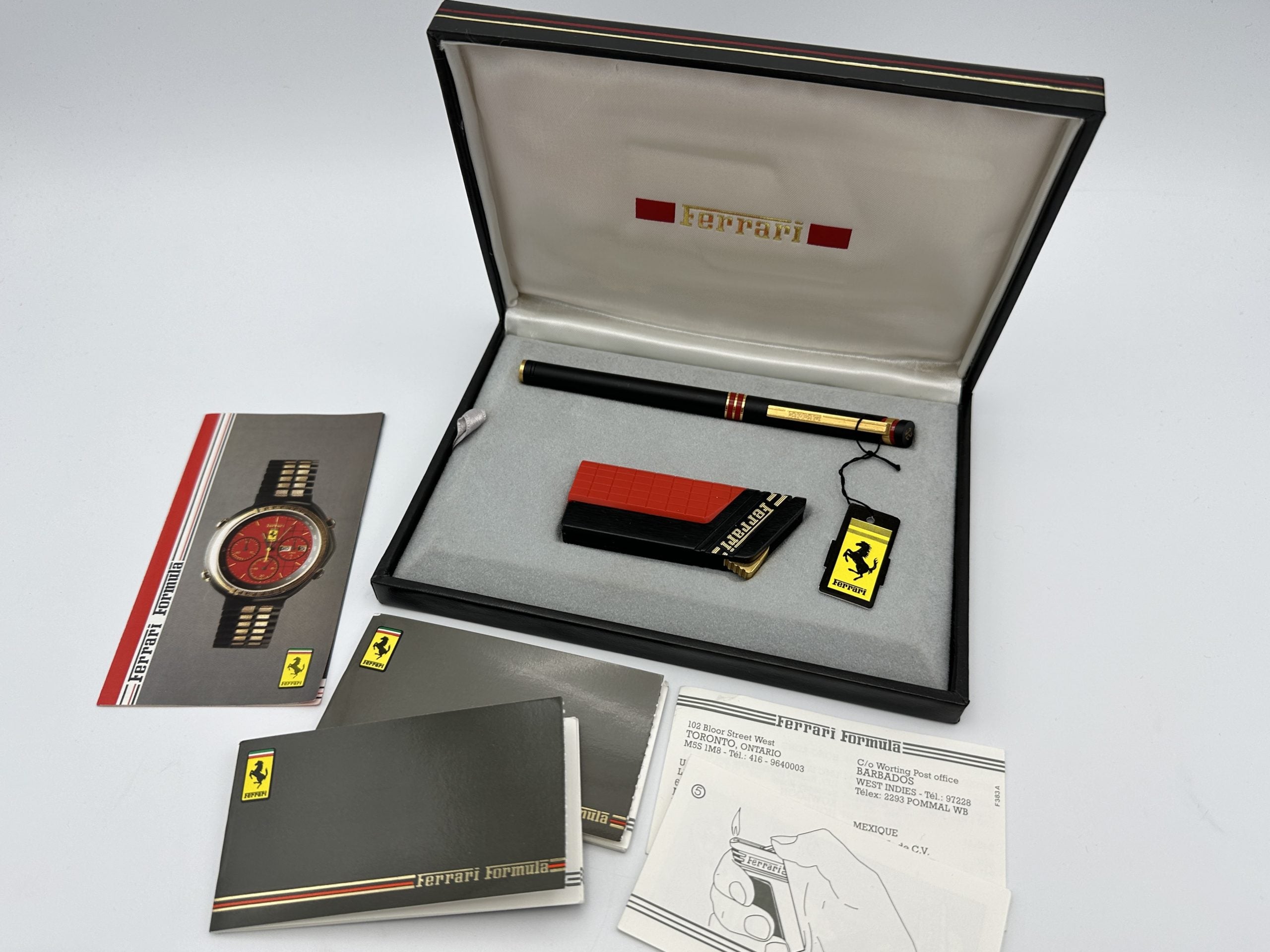 Ferrari Formula Roller Pen and Lighter in Box – Cartier Series