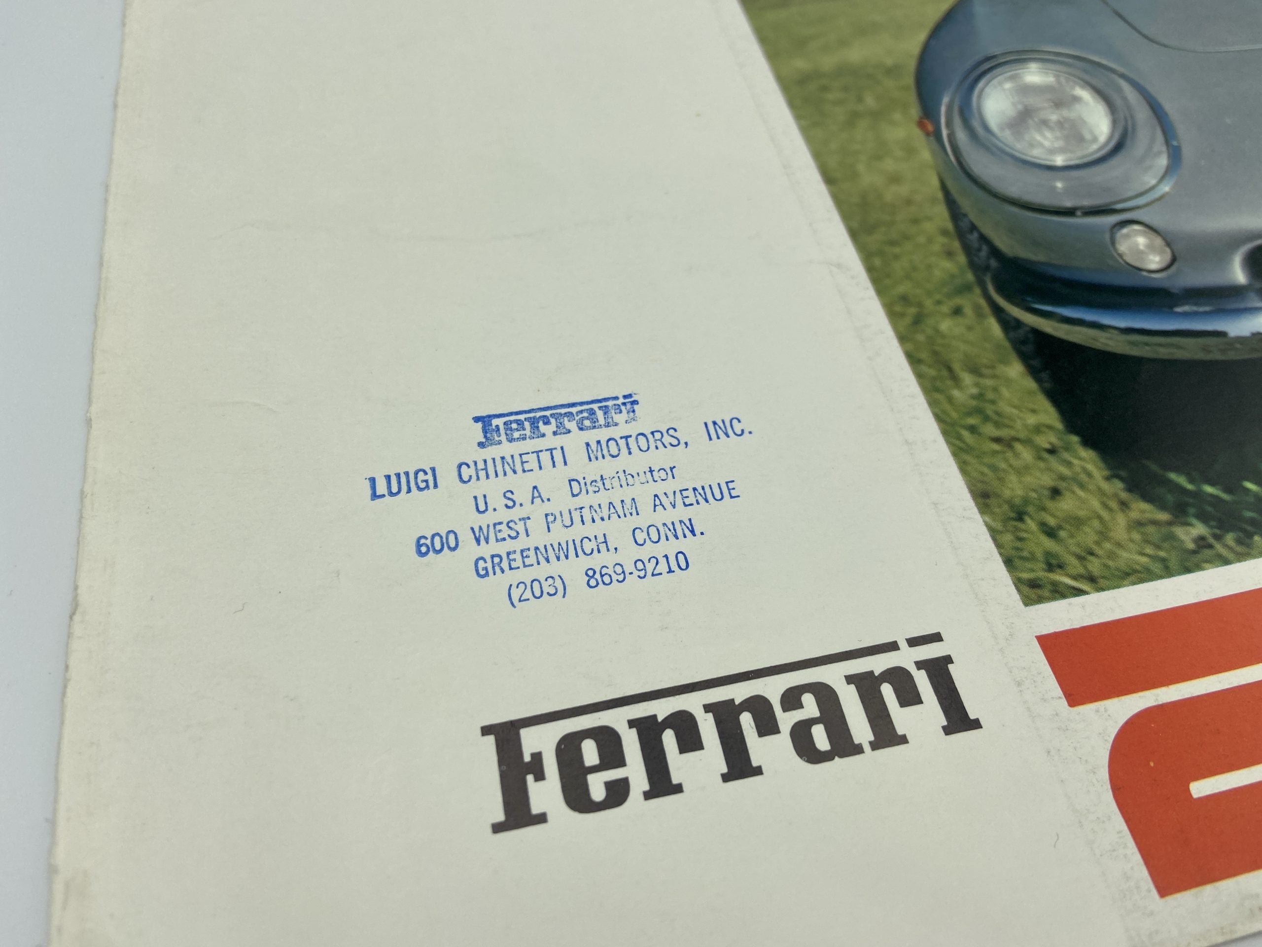 Ferrari 275 GTB4 Long Nose Sales Brochure #13/66 - 1966