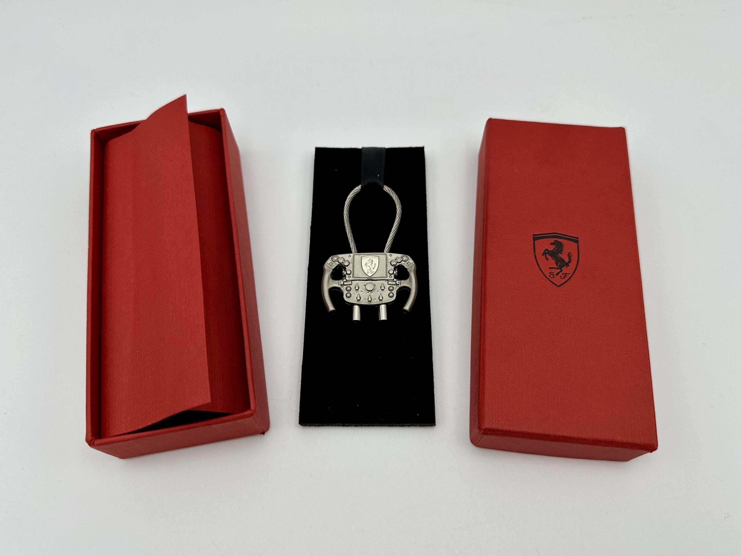 Ferrari F1 Steering Wheel Keychain, Keyring – Official Accessory