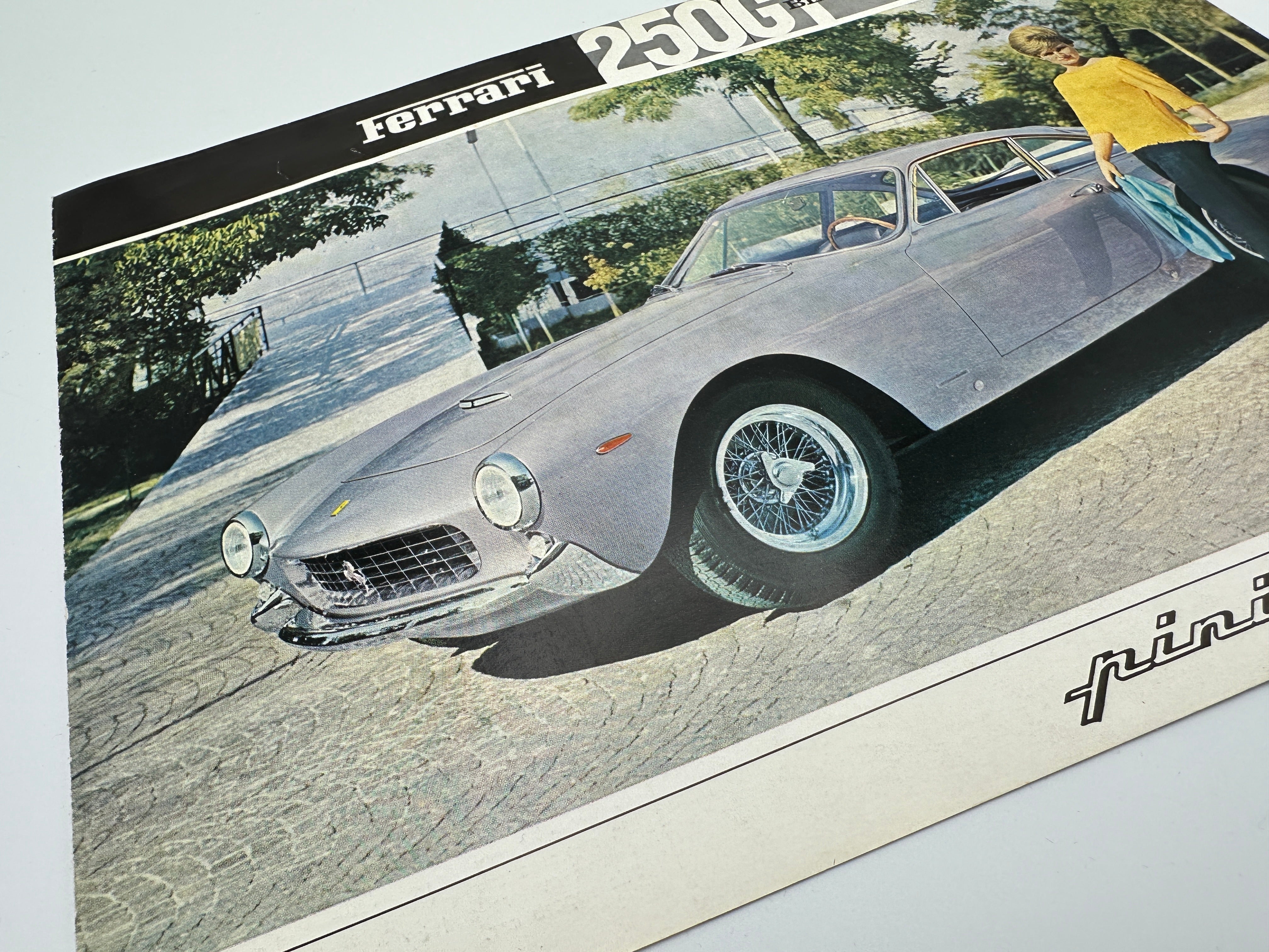 Ferrari 250 GT Berlinetta Lusso Sales Brochure 1963 - Multi-Language Version