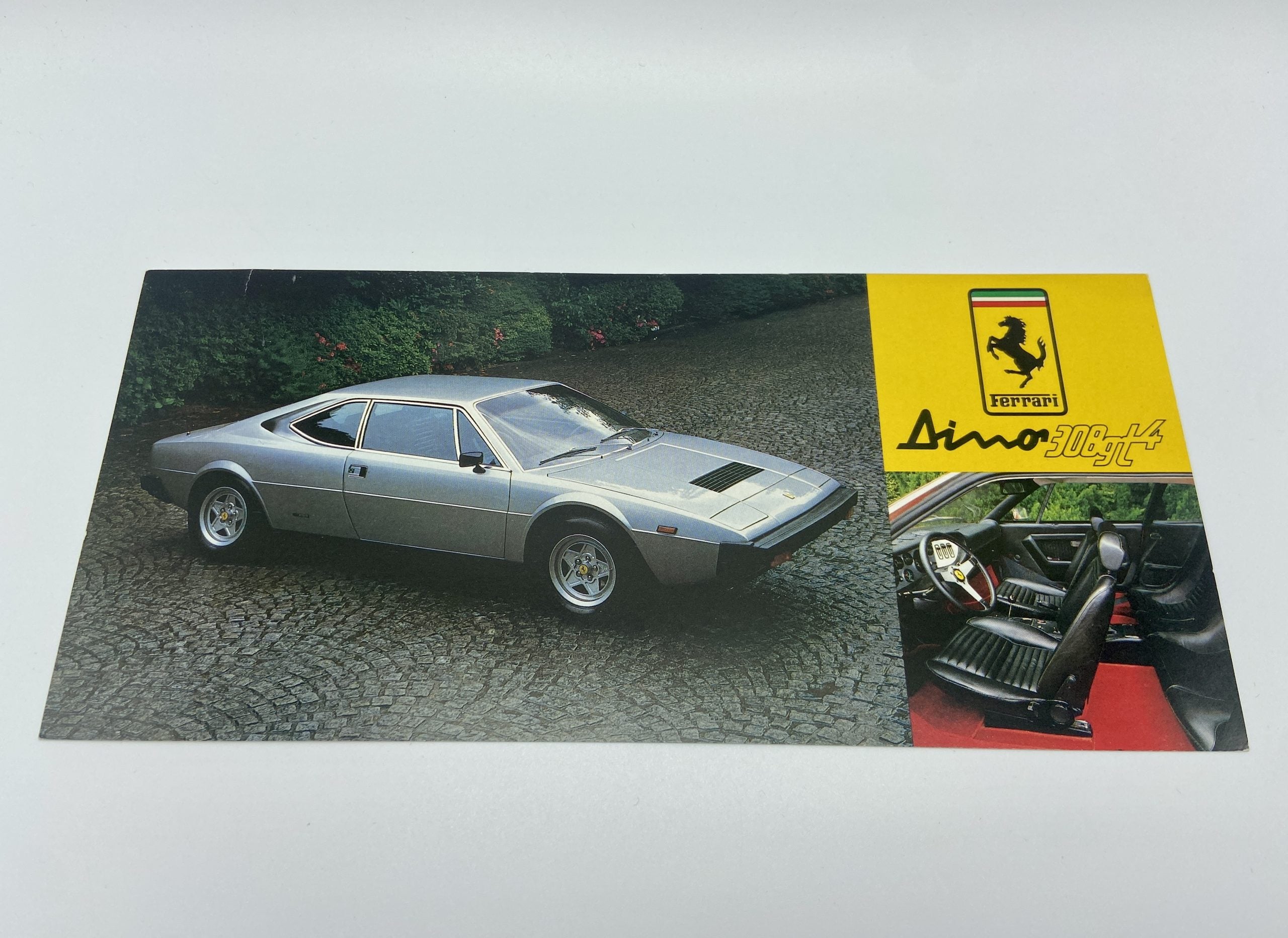 Ferrari Dino 308 GT4 Japanese Specification Sheet, Brochure sheet - Japan