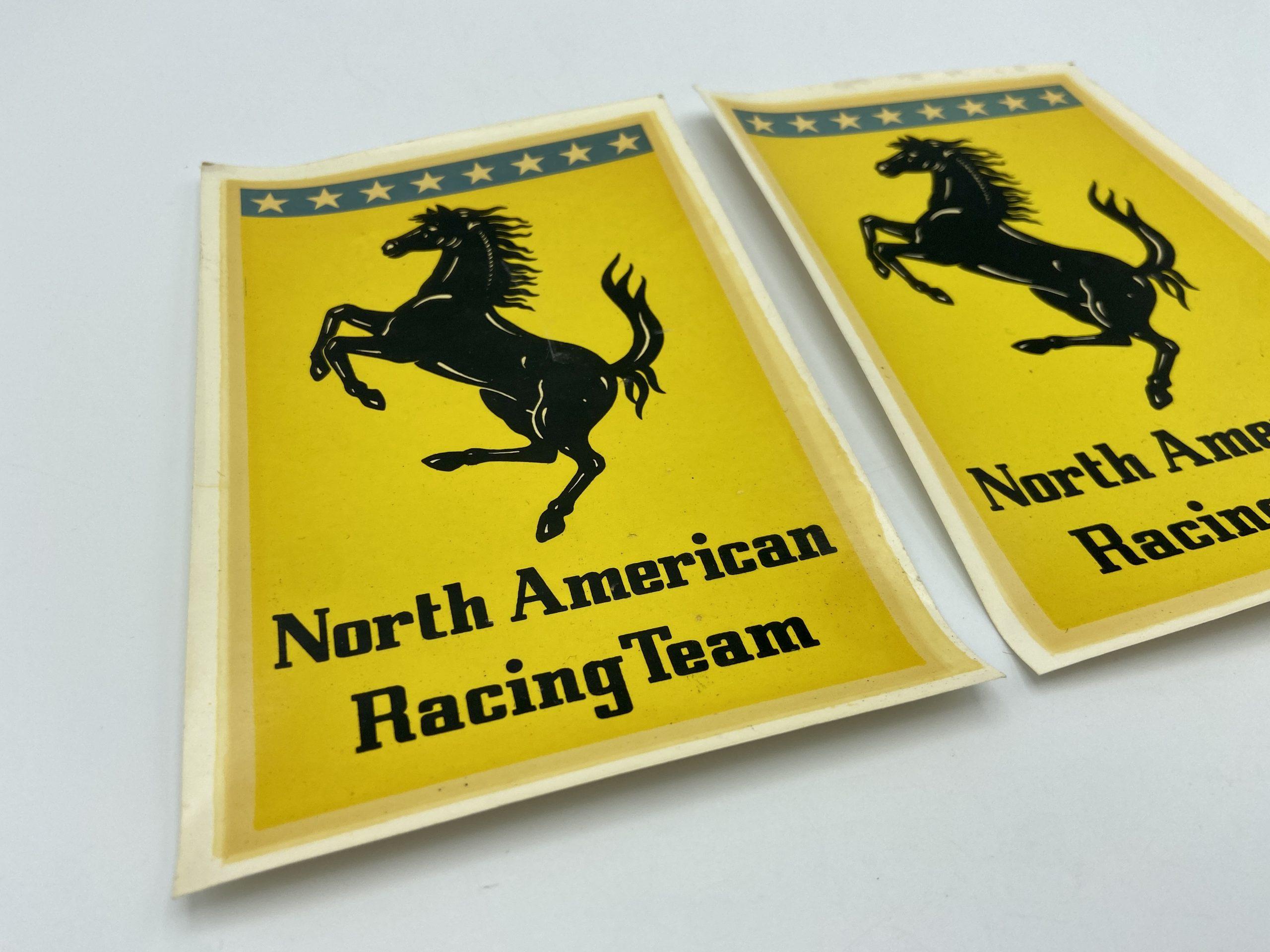 Ferrari North American Racing Team, N.A.R.T Decal, Sticker – A.Christiglio Bologna 1960’s