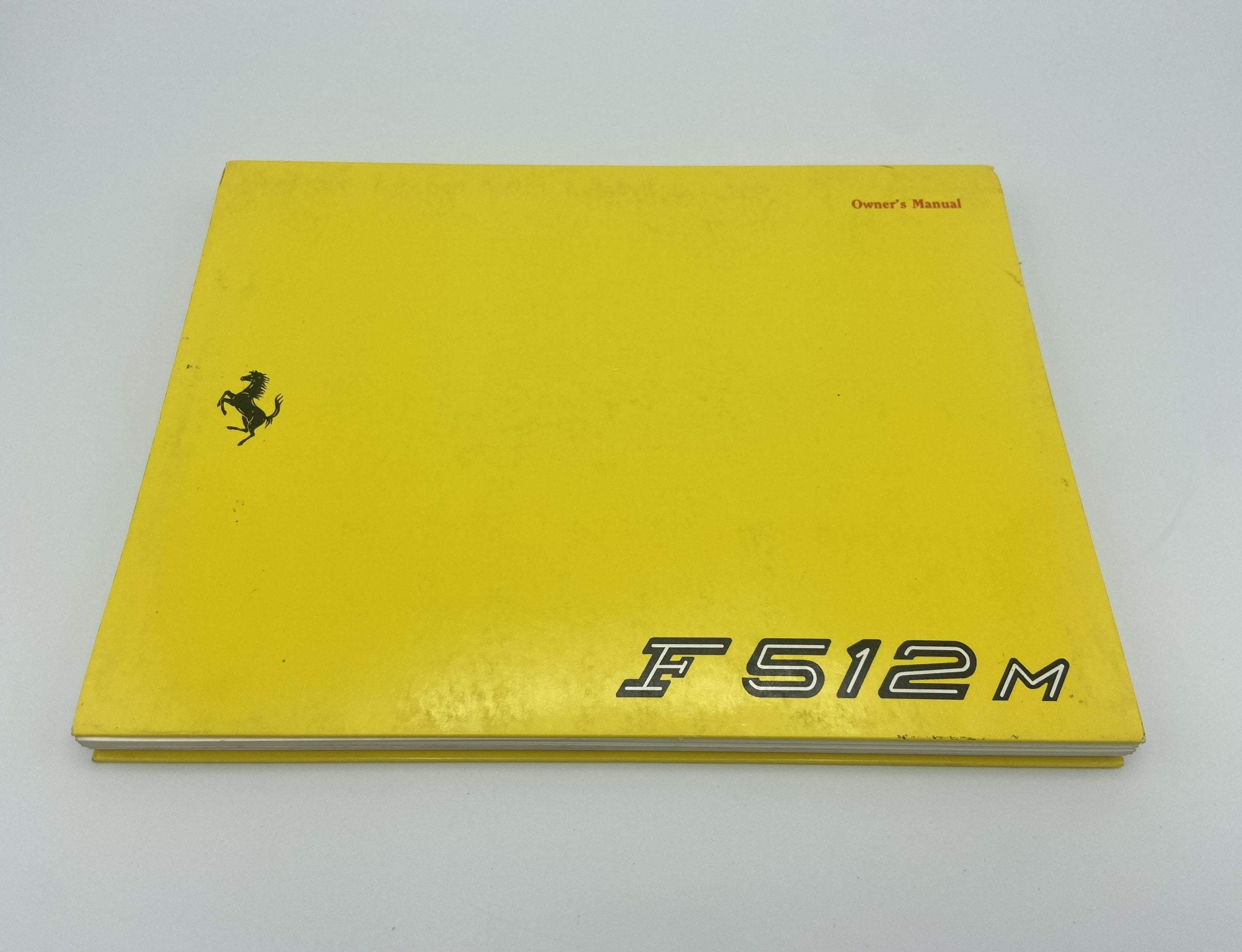 Ferrari F512M U.S.Version MY 1995 Owner’s Manual #902/94