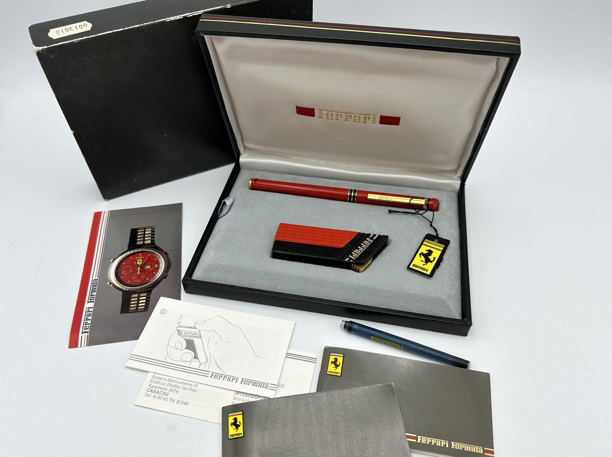 Ferrari Formula Fountain Pen and Lighter in Box – Cartier Series