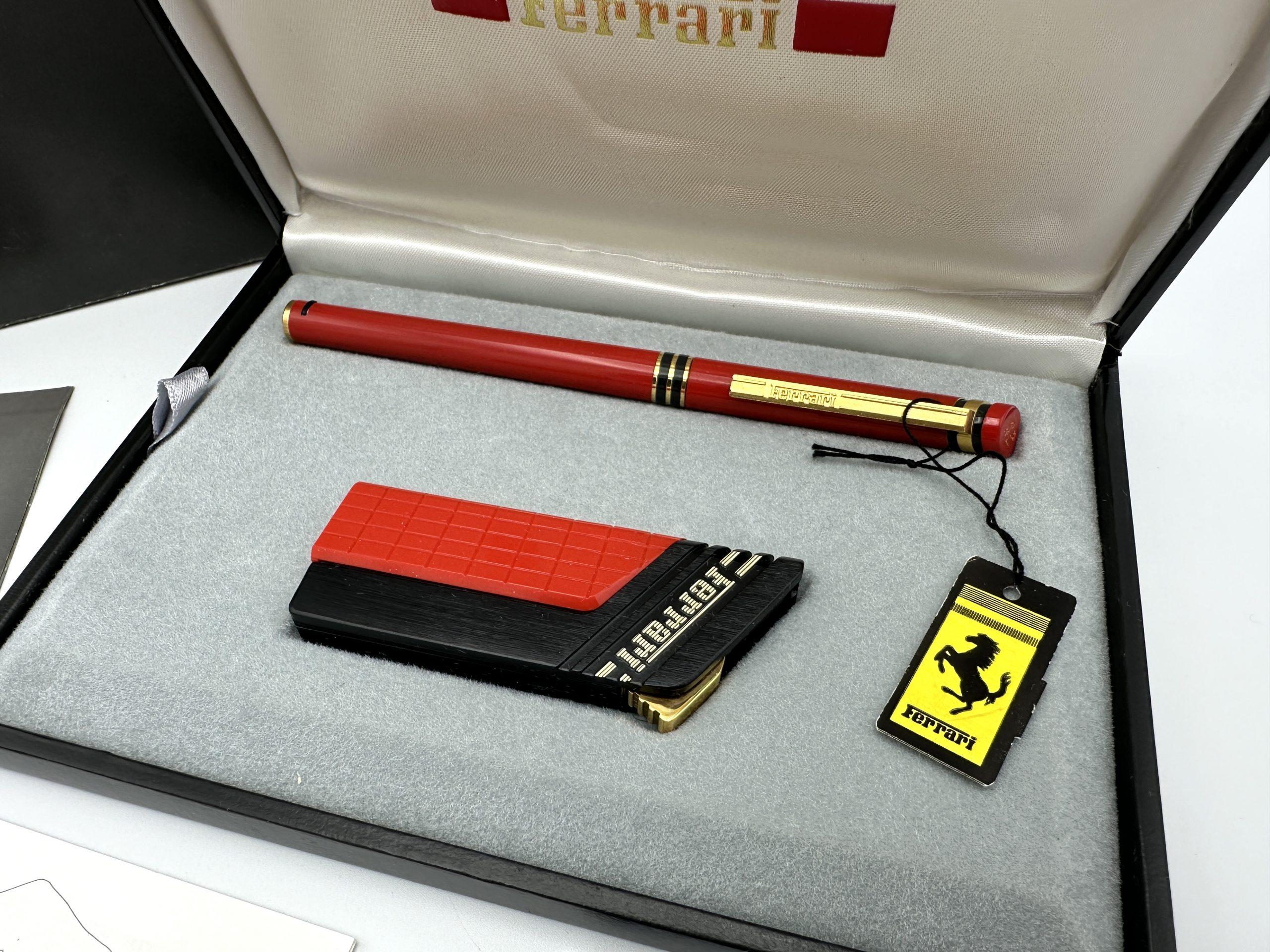 Ferrari Formula Fountain Pen and Lighter in Box – Cartier Series