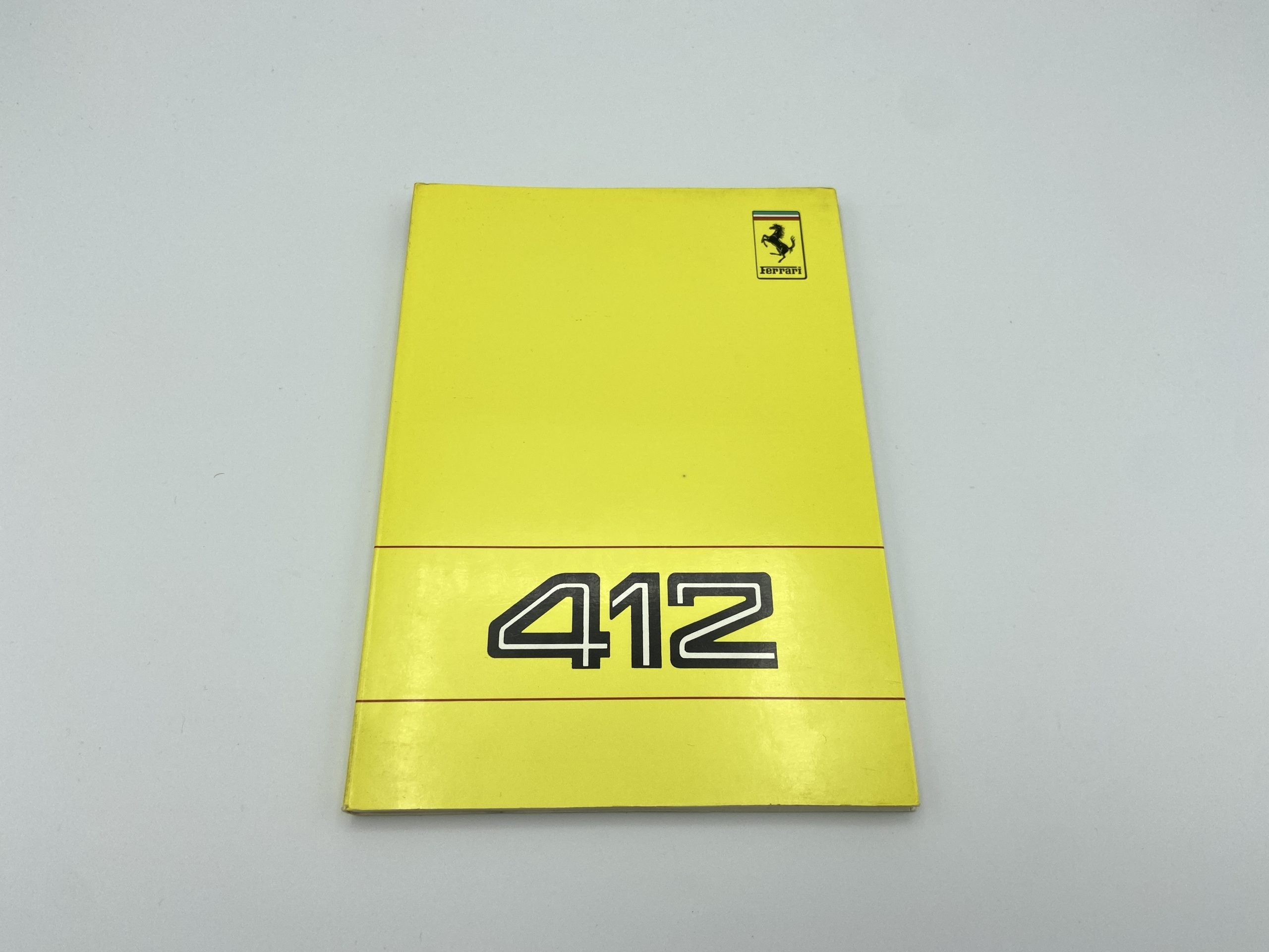 Ferrari 412 Owner’s Manual #495/88 – 1988