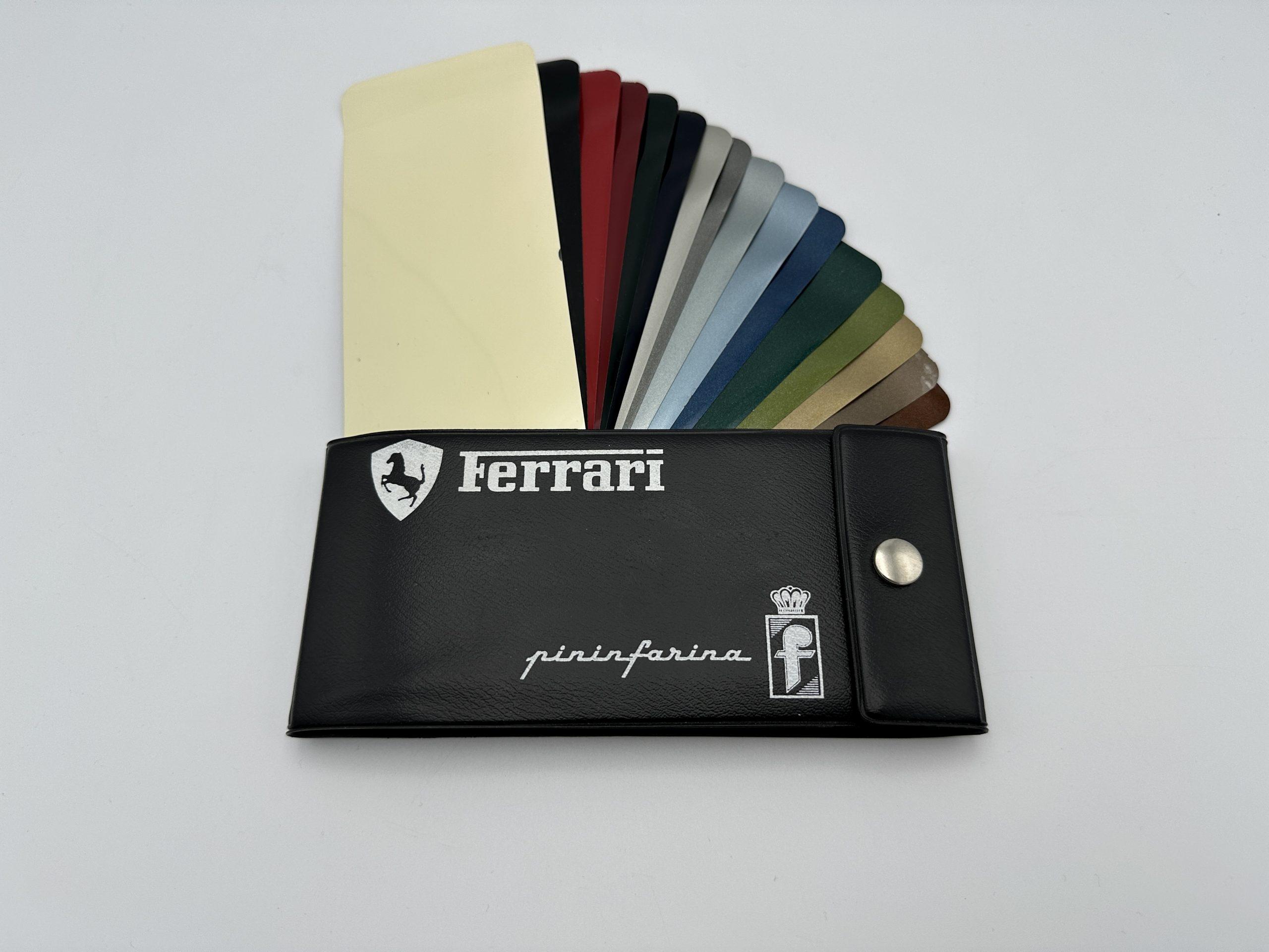 Ferrari Pininfarina Color Range Sample Swatch – Paint Sample Brochure – Plasticrom